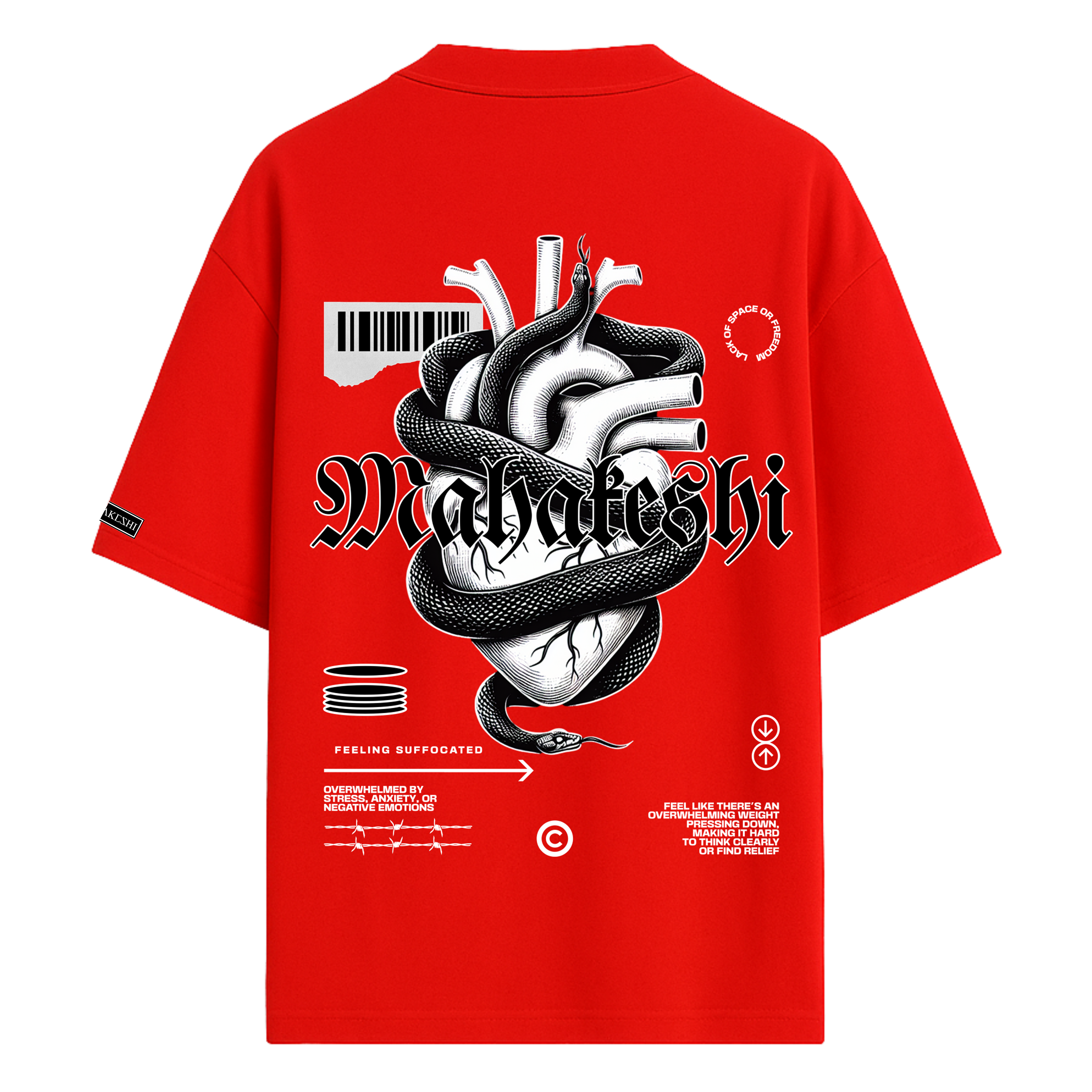 Oversized White Heart