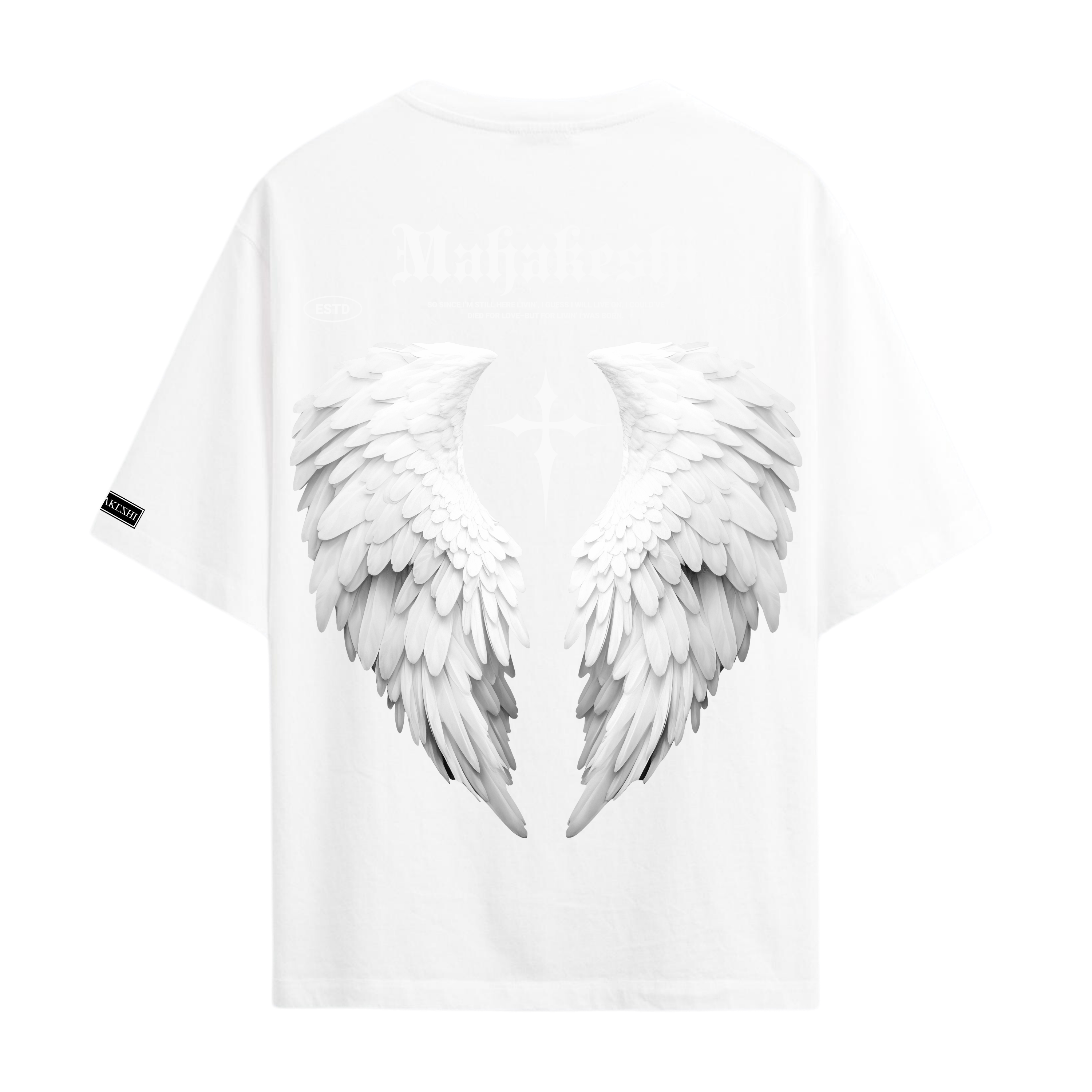 Oversized White Wing