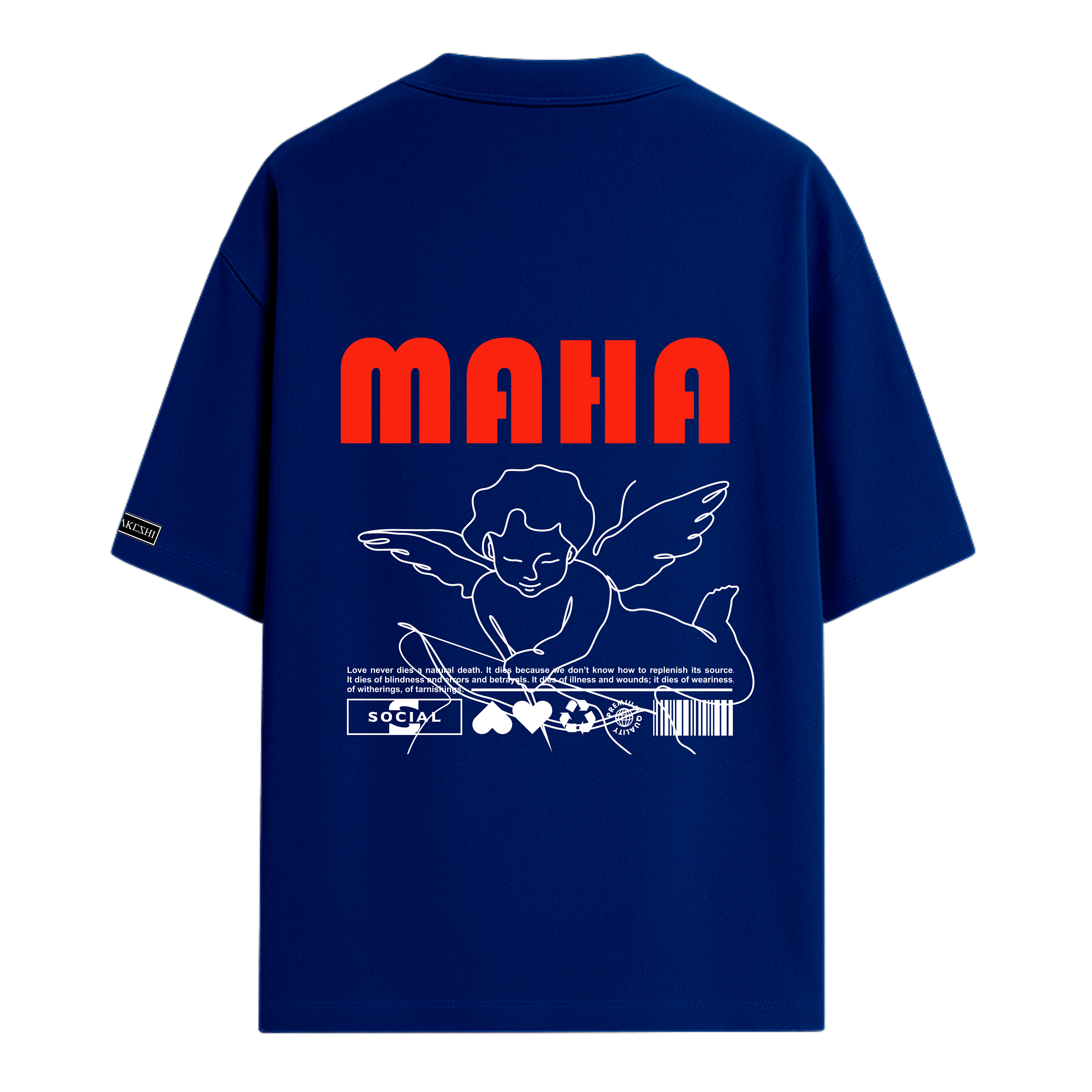 Oversized Angel White