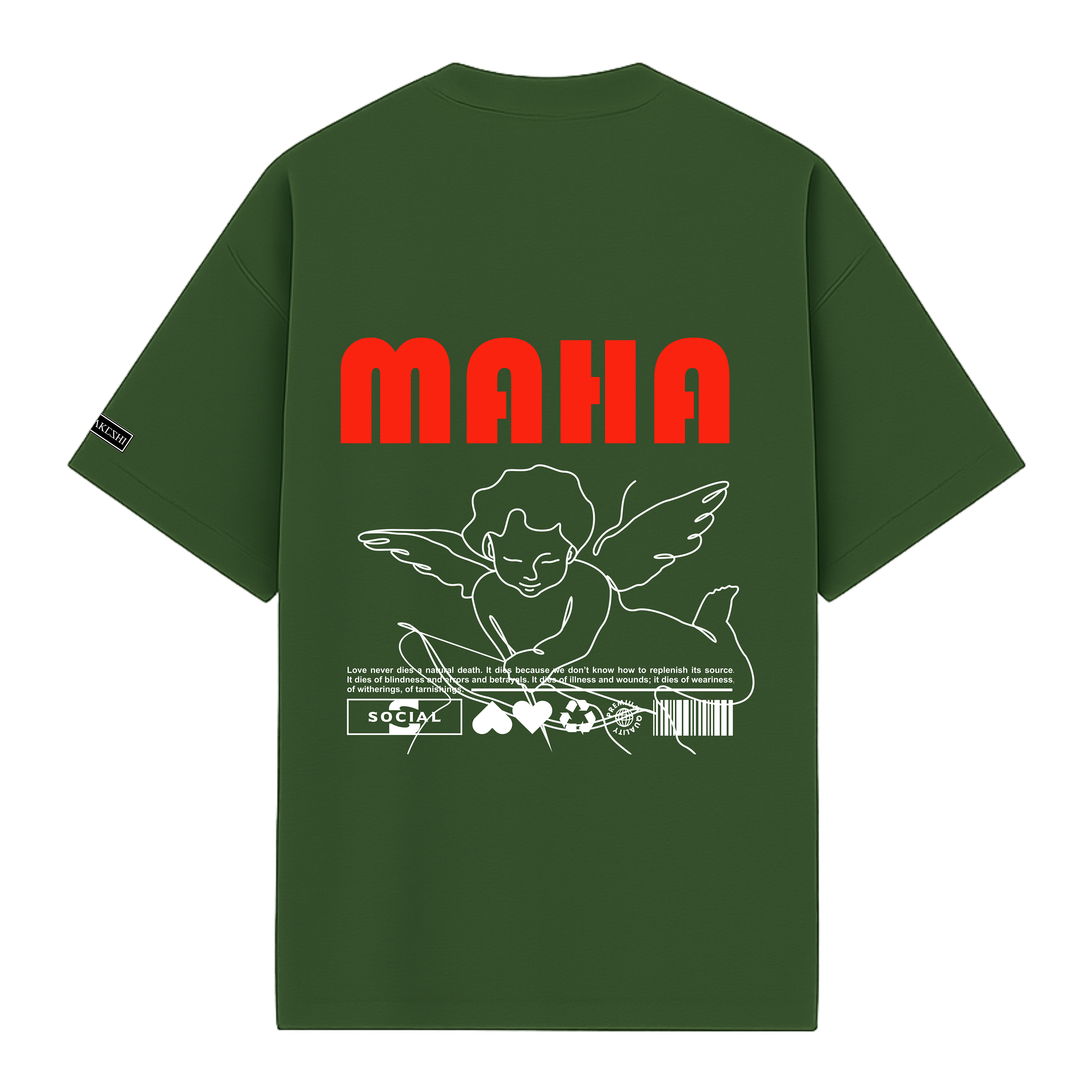 Oversized Angel White