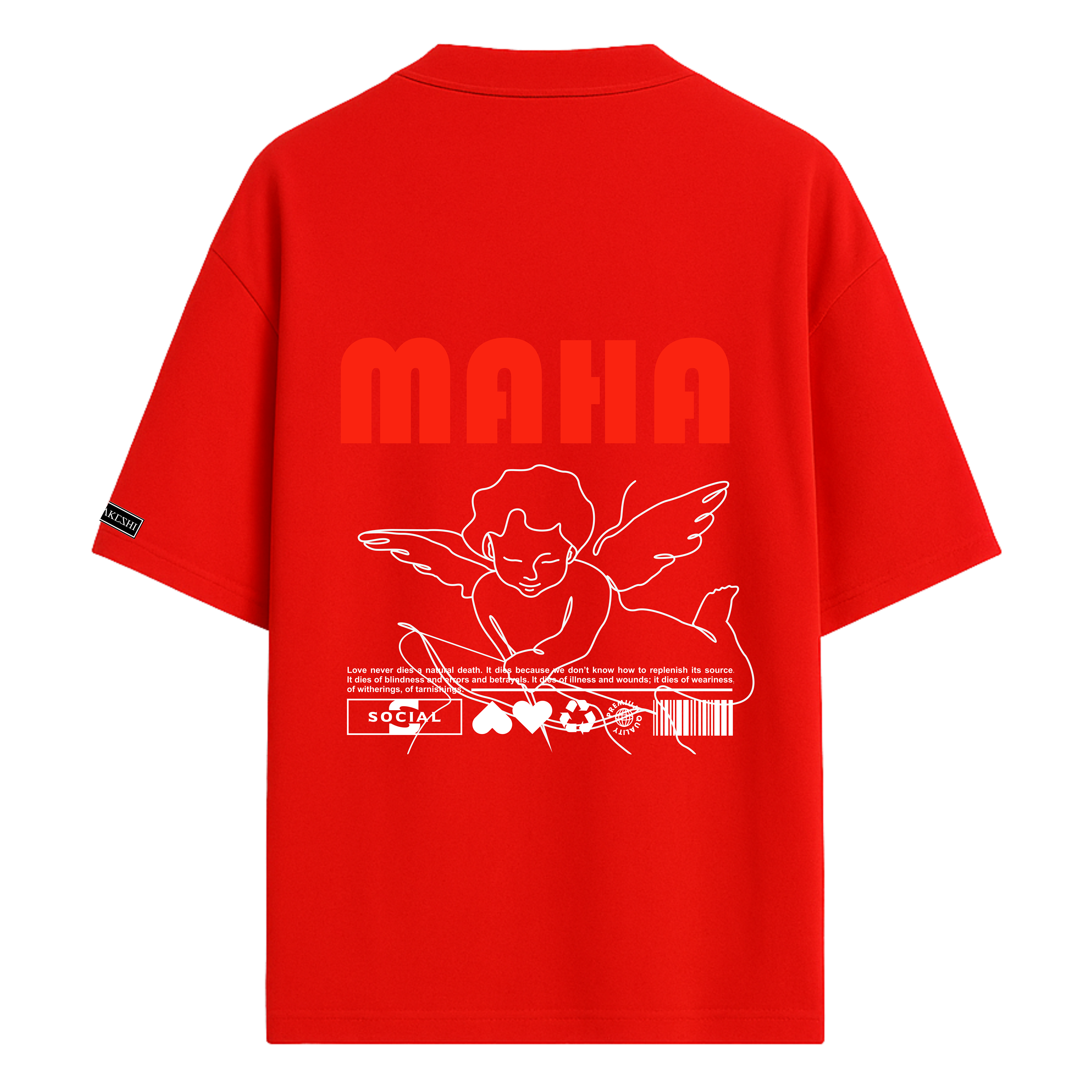 Oversized Angel White