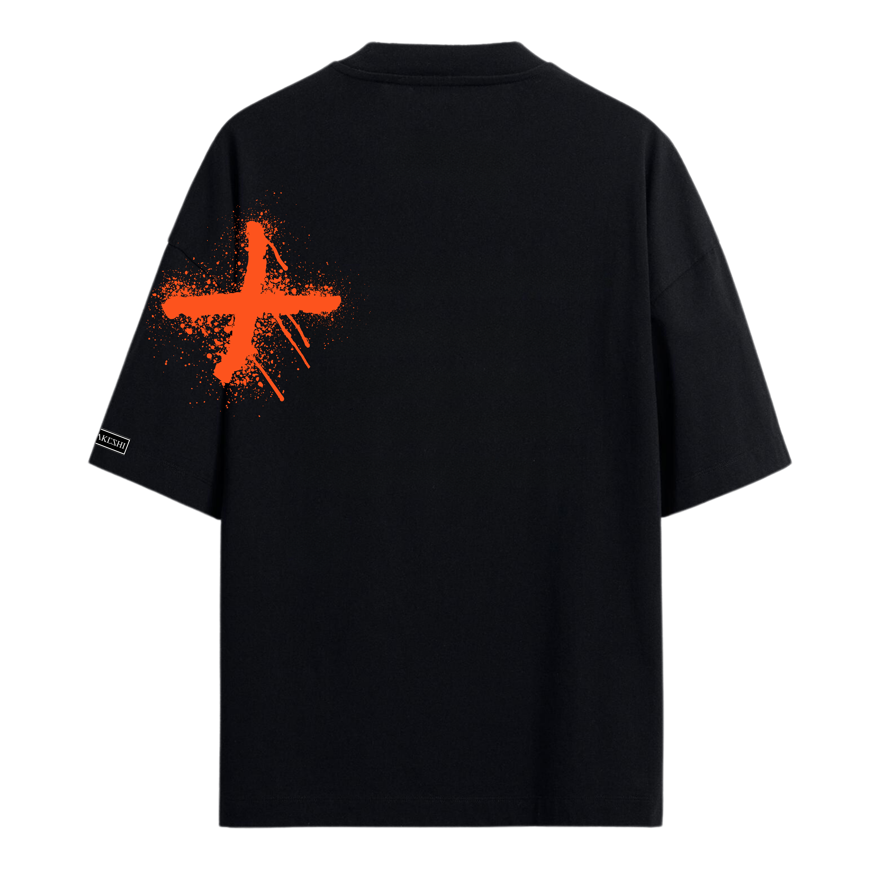 Oversized Black Line Red