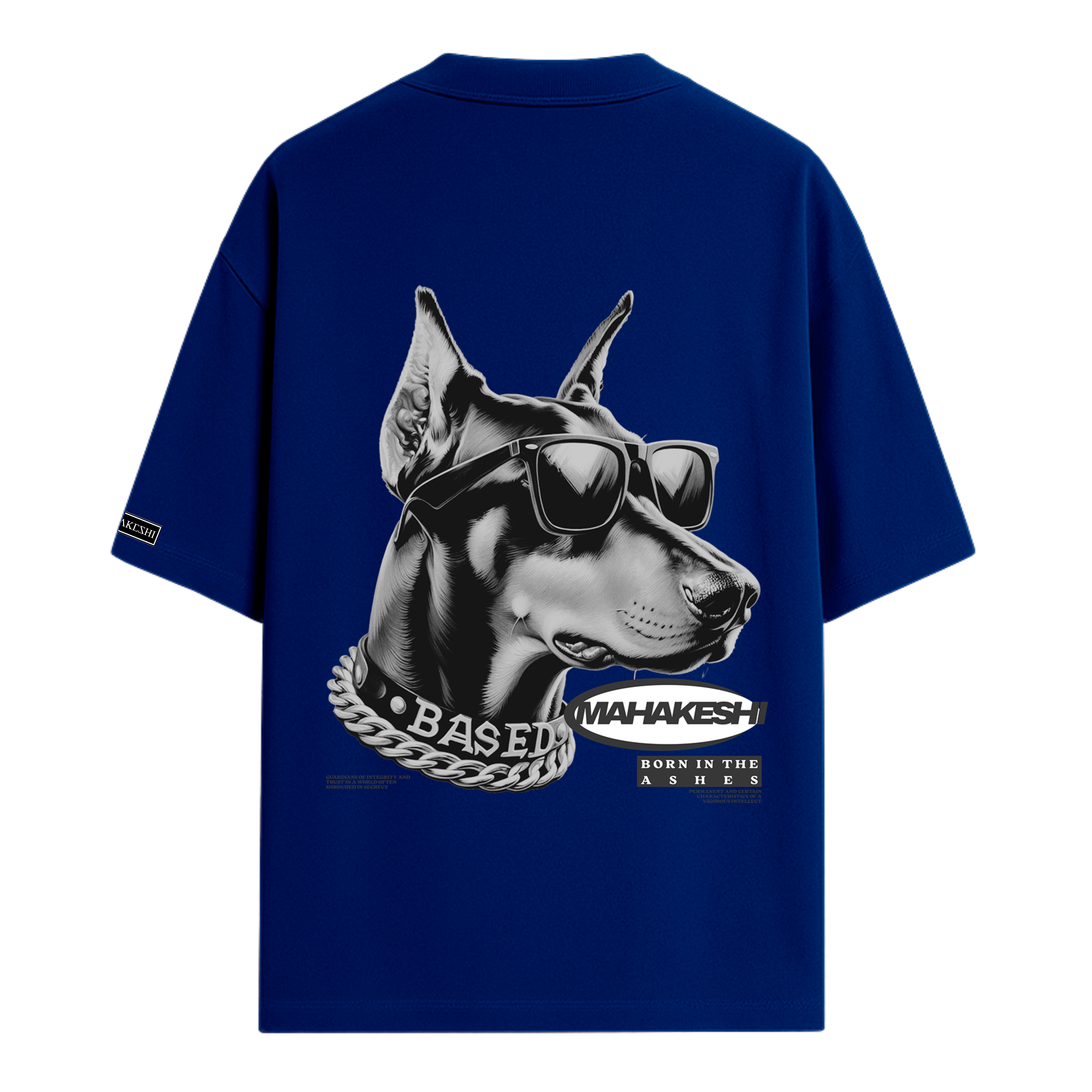 Oversized Doberman BW