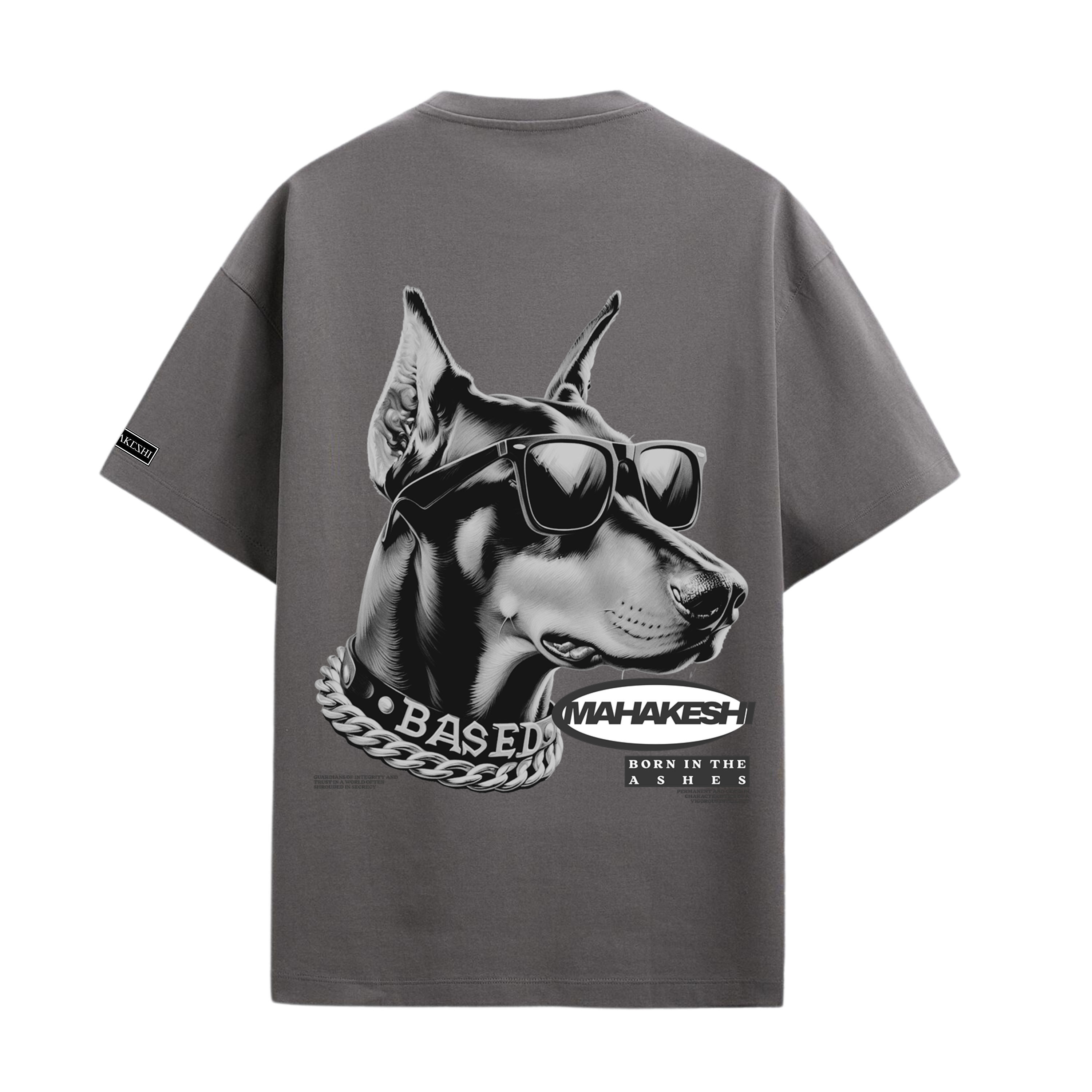 Oversized Doberman BW