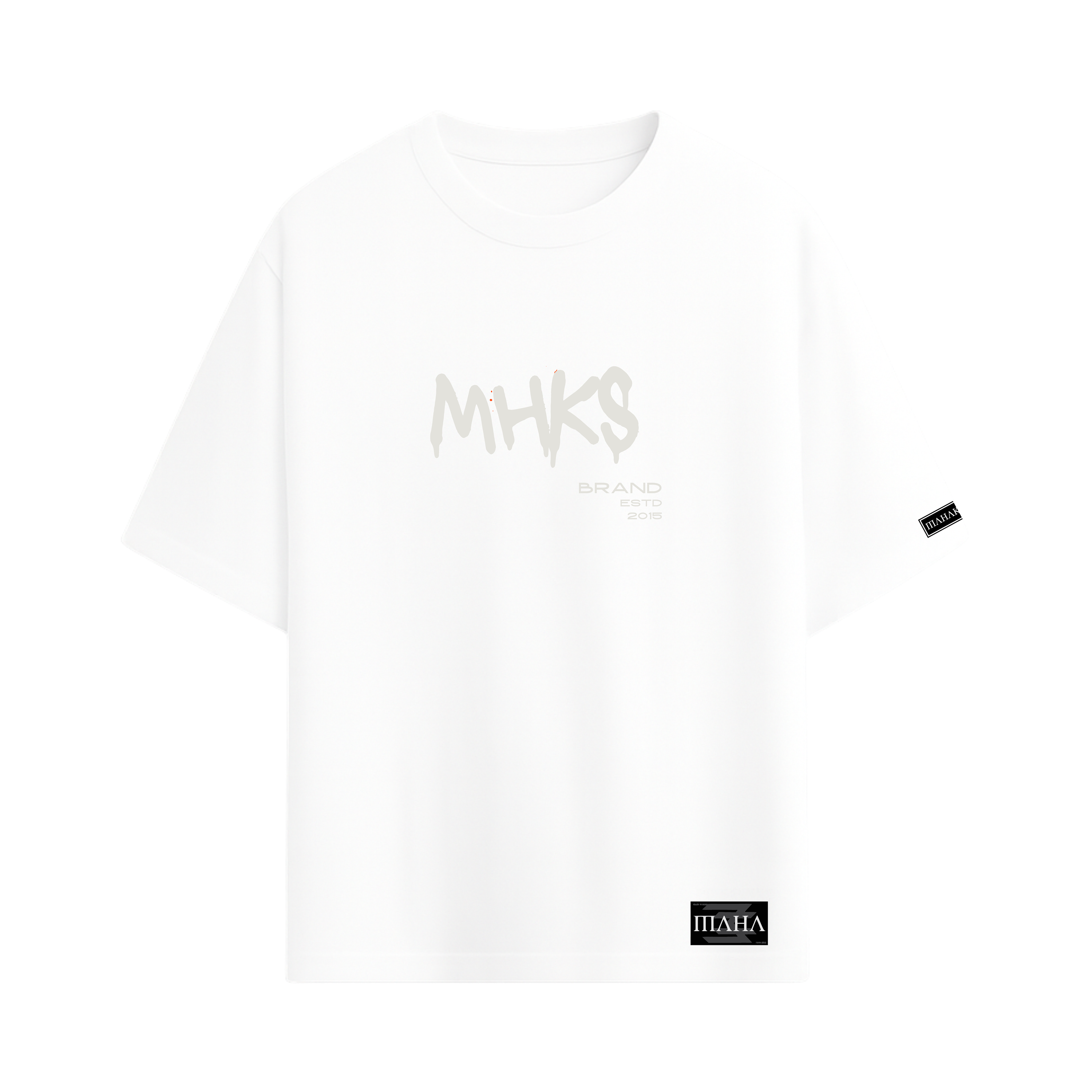 Oversized Black Line Red