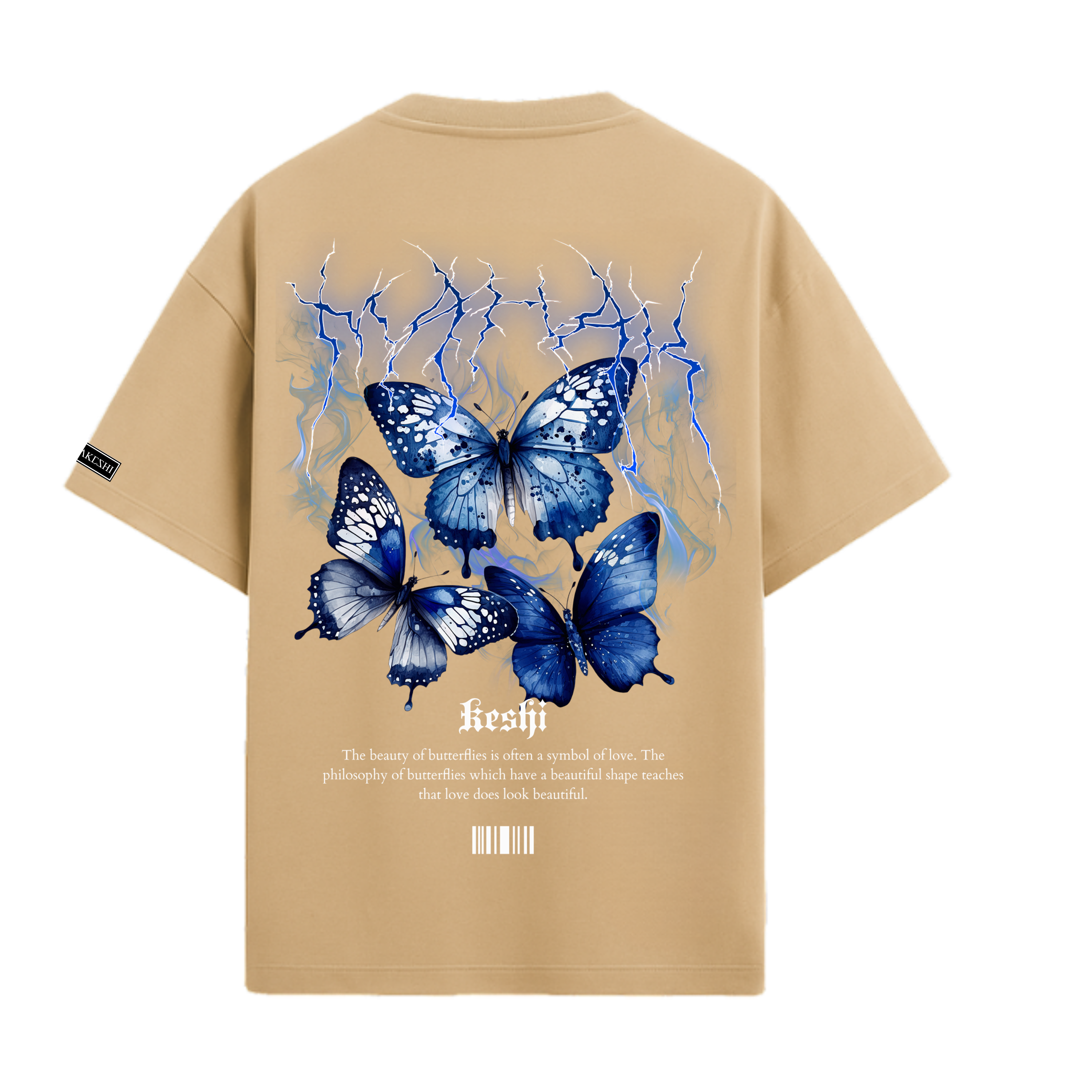 Oversized Blue Butterfly