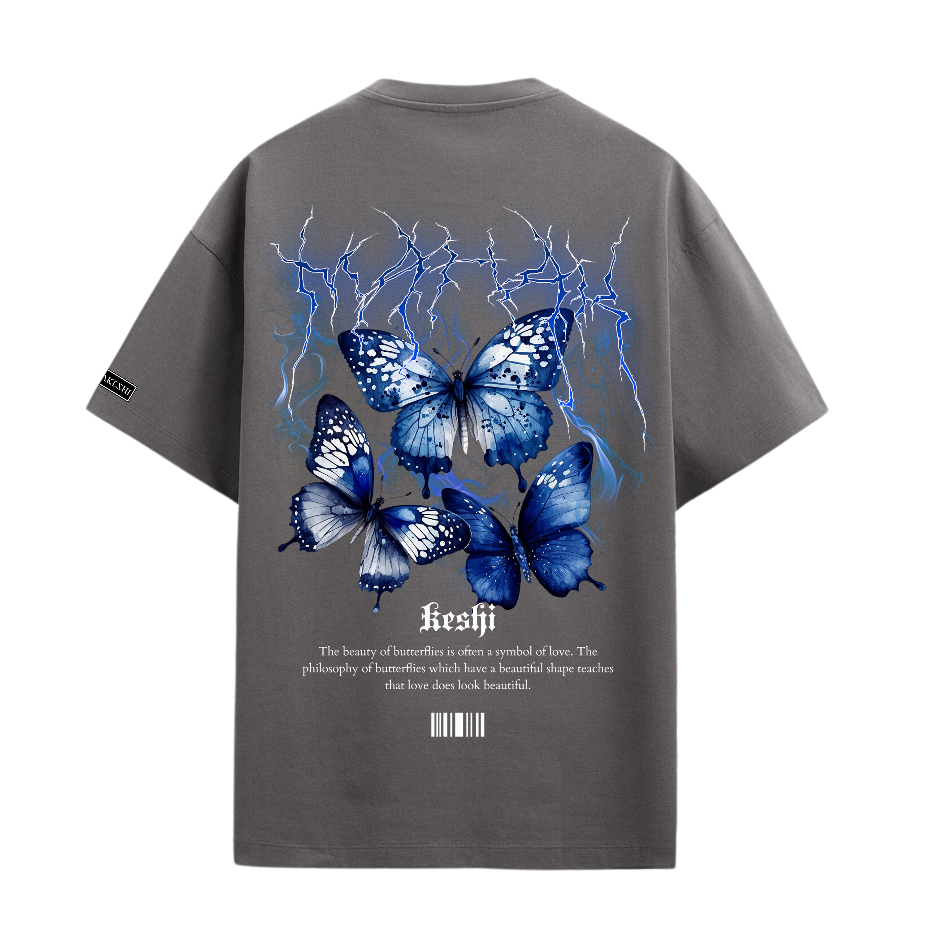 Oversized Blue Butterfly