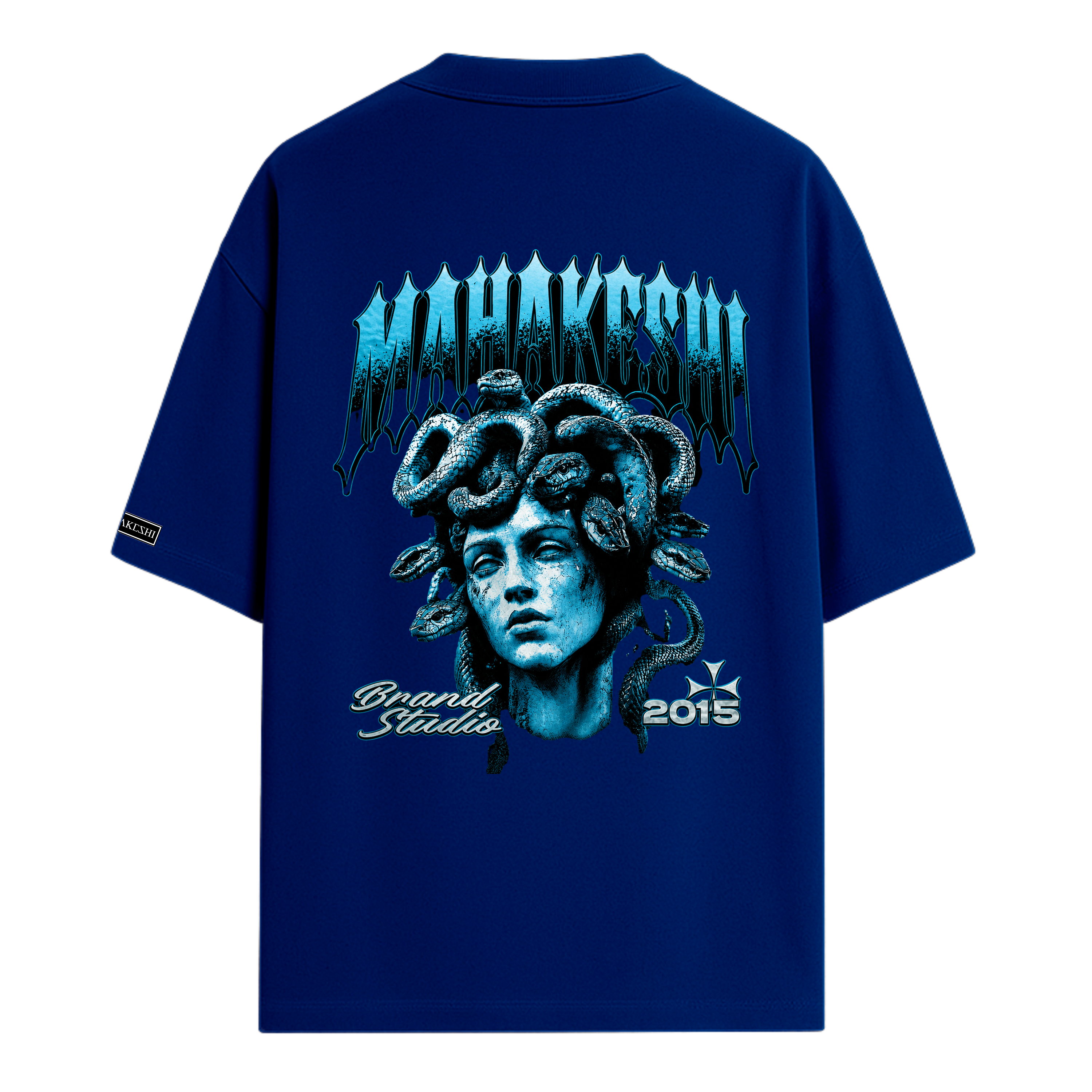 Oversized Blue Medusa