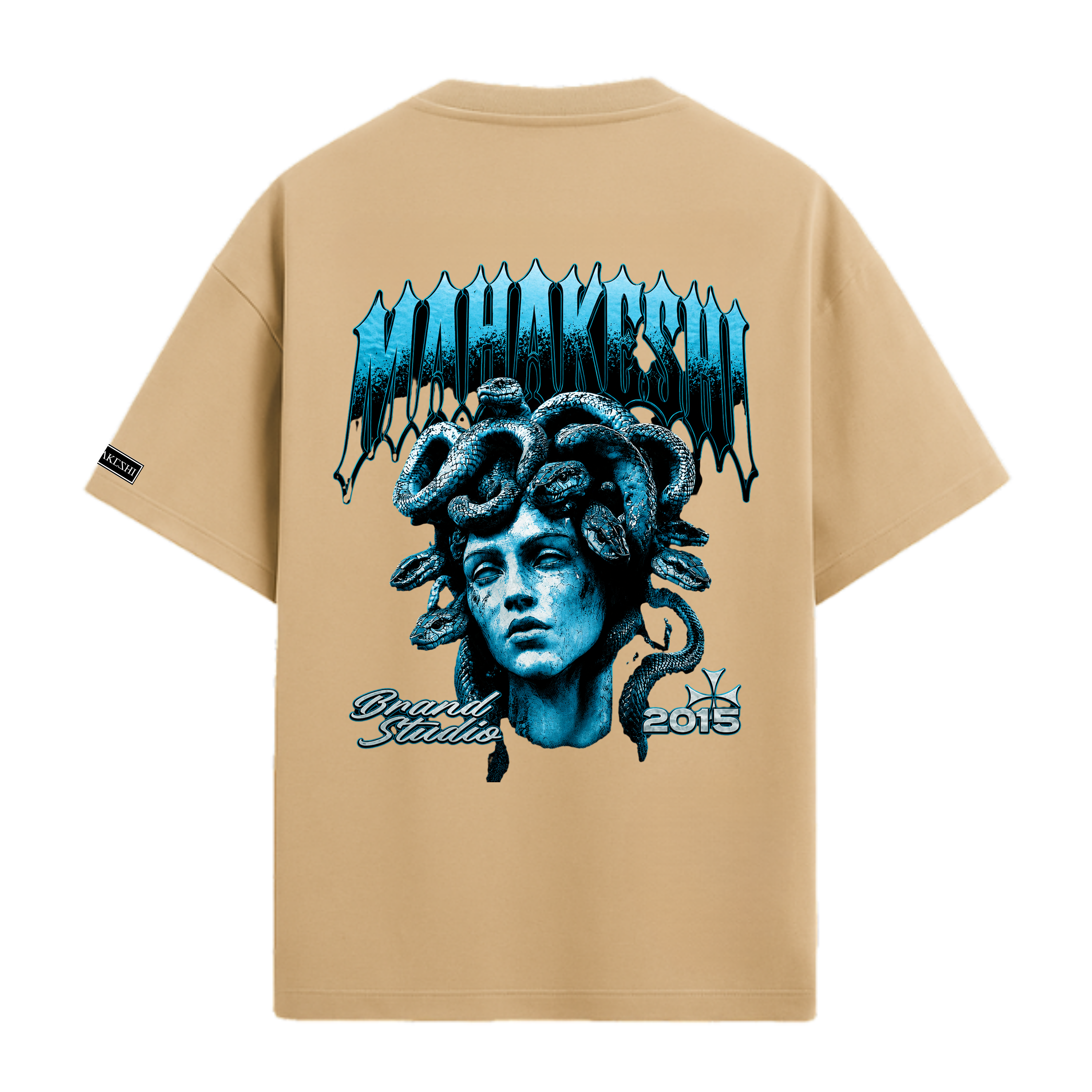 Oversized Blue Medusa