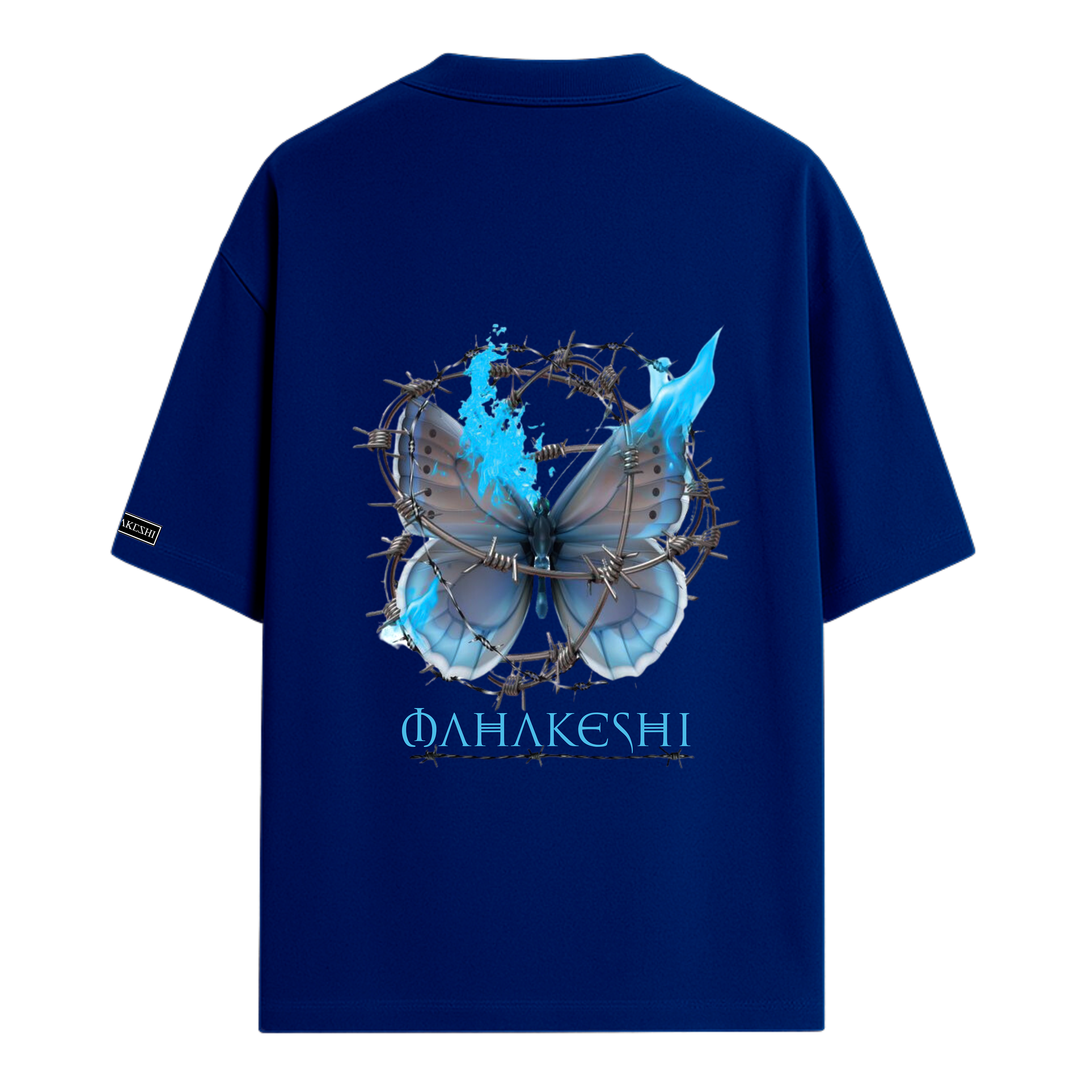 Oversized Buttlefly Blue