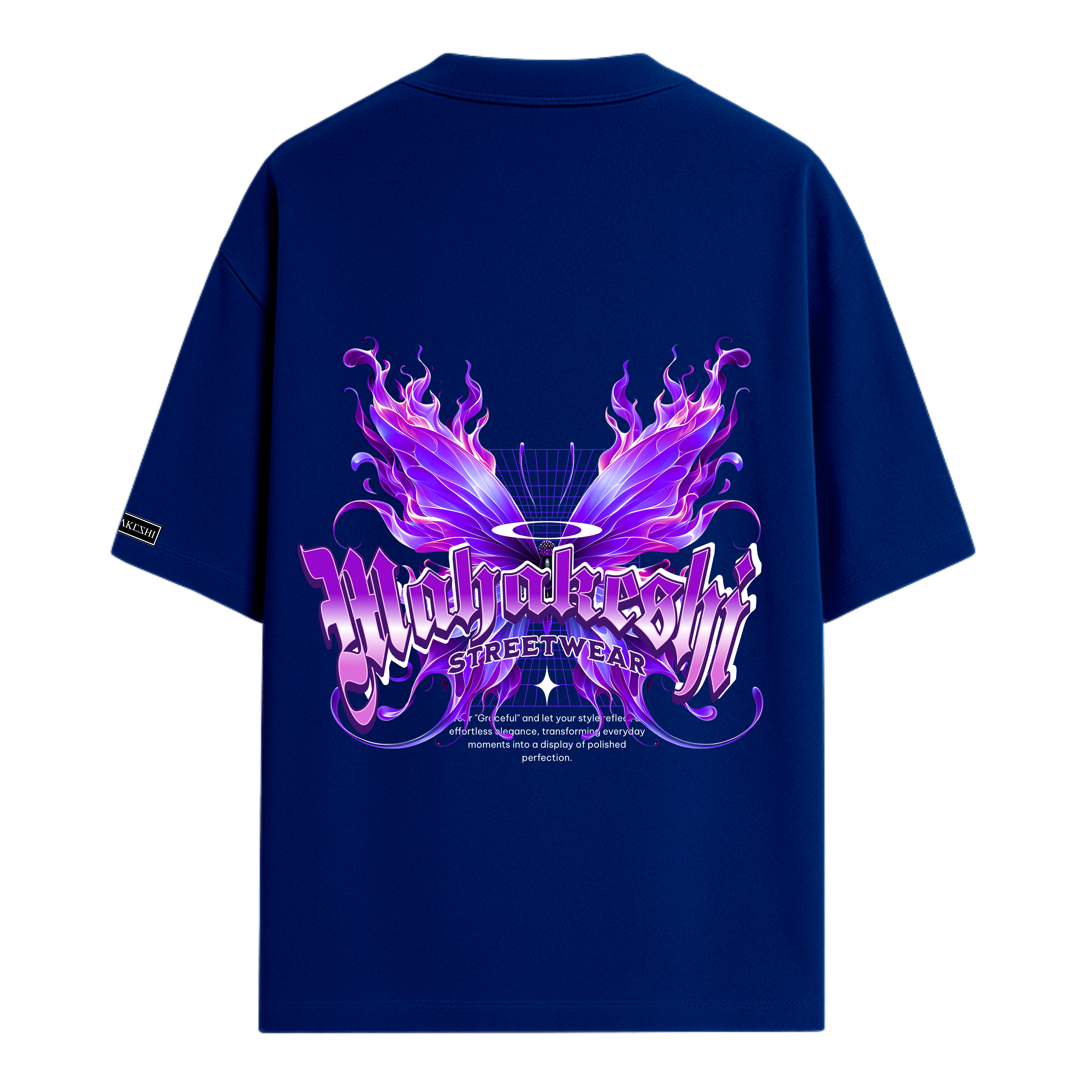 Oversized Buttlefly Purple