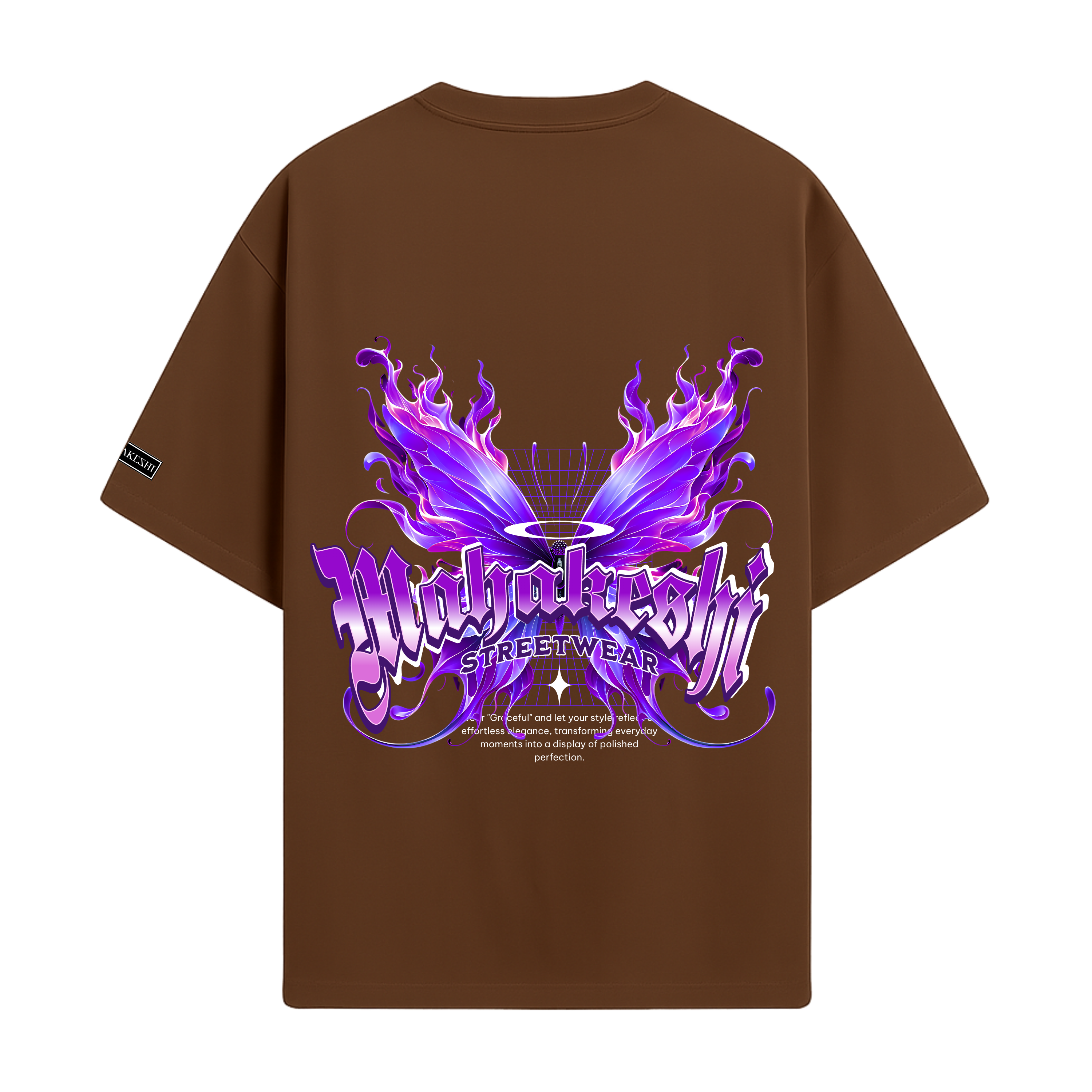 Oversized Buttlefly Purple