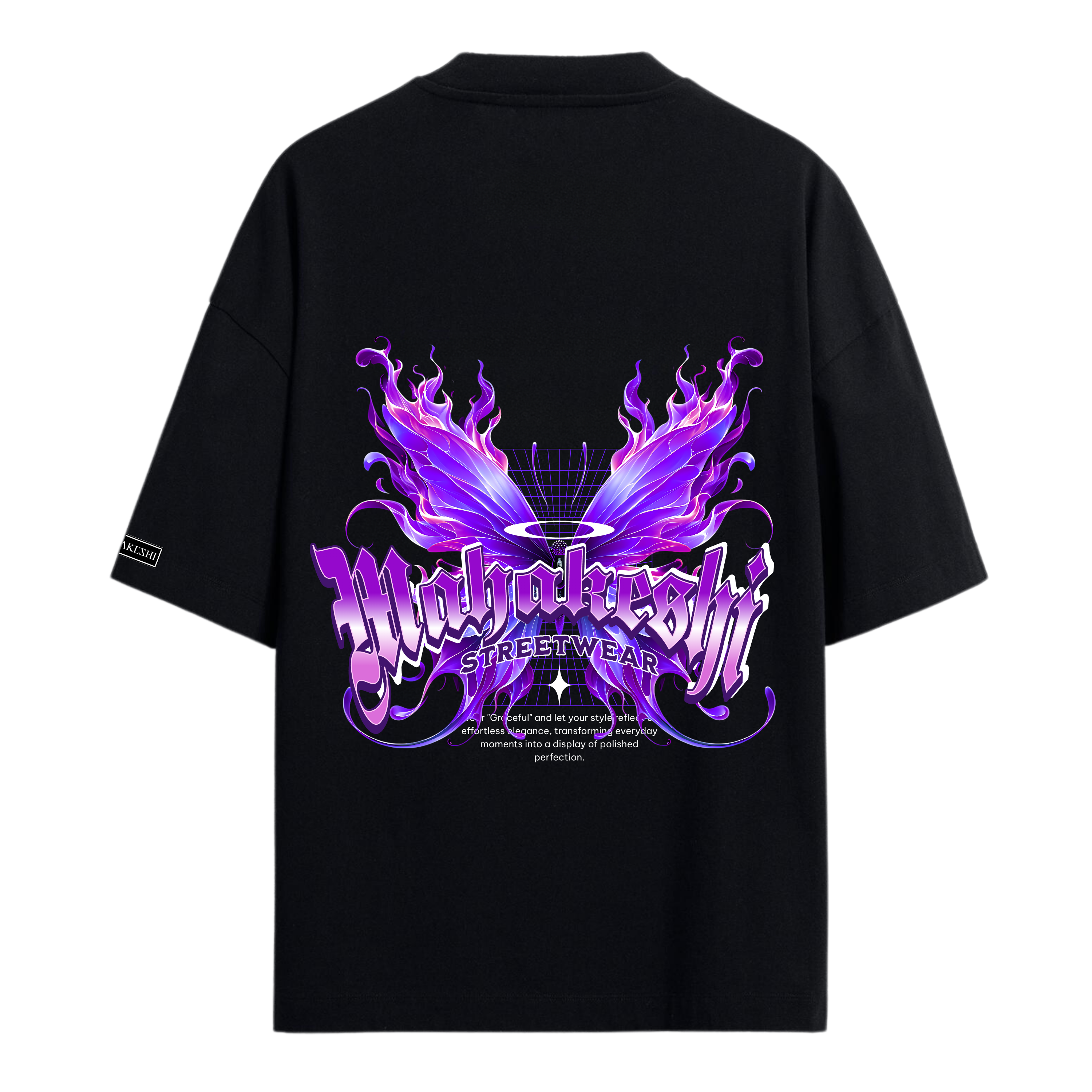 Oversized Buttlefly Purple
