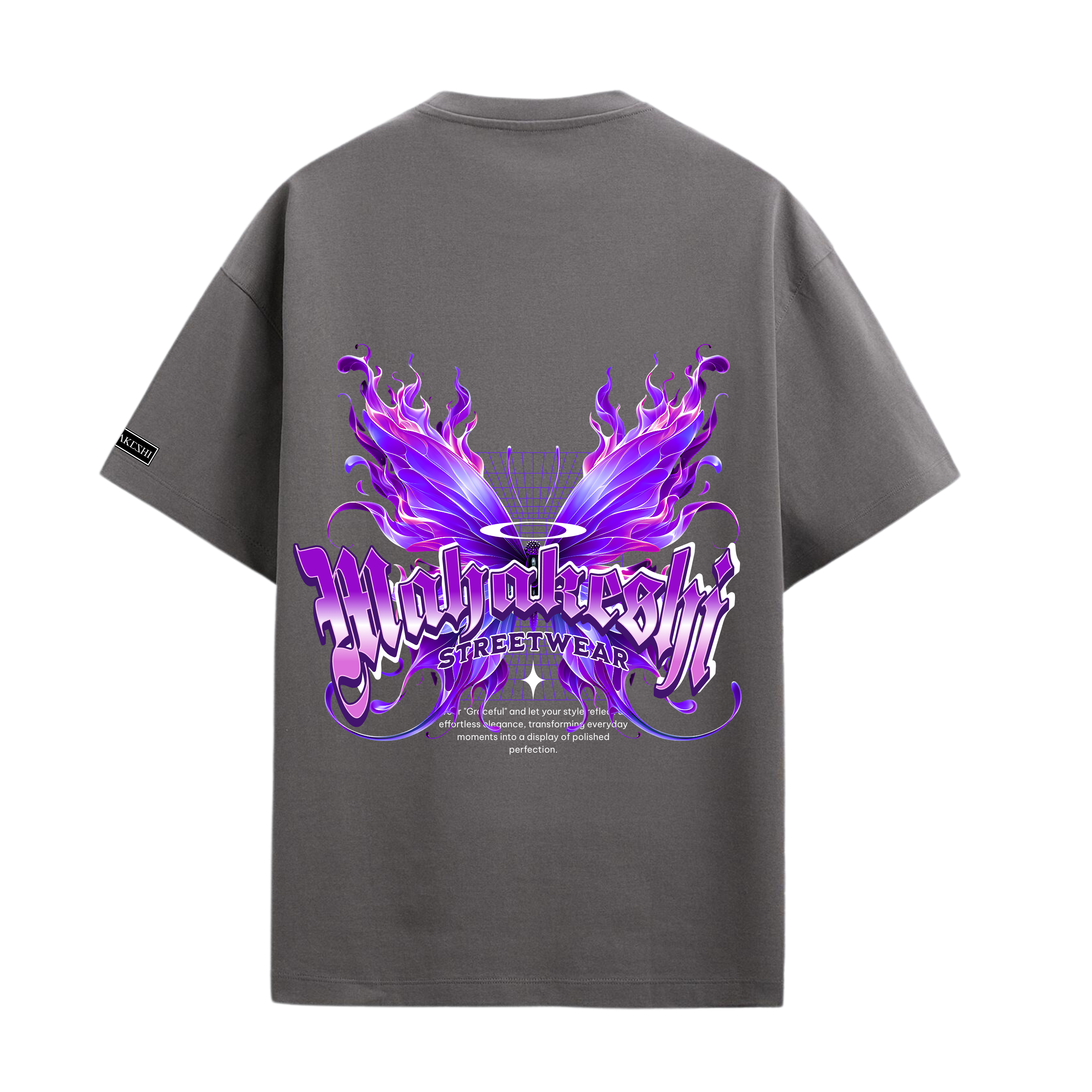 Oversized Buttlefly Purple