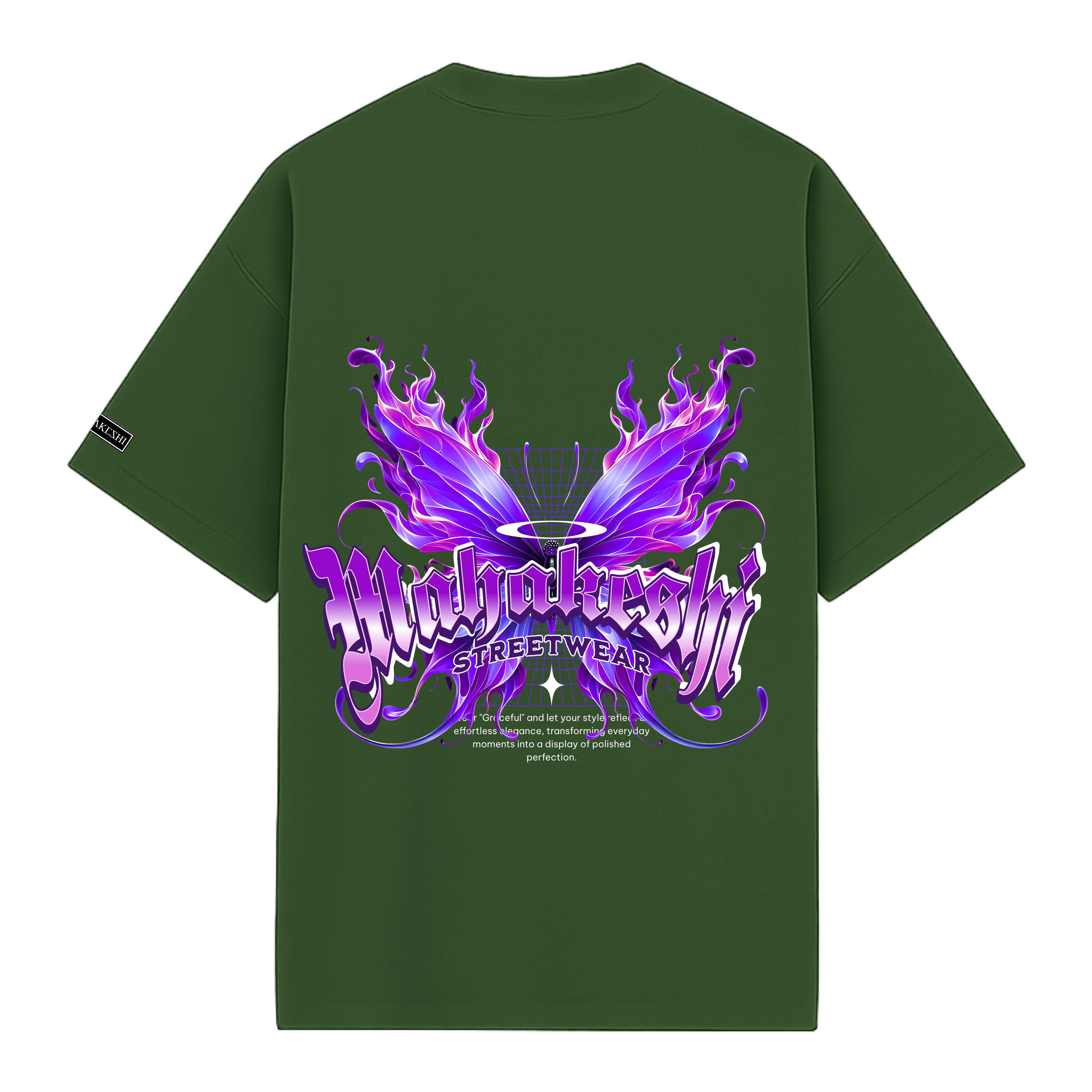Oversized Buttlefly Purple