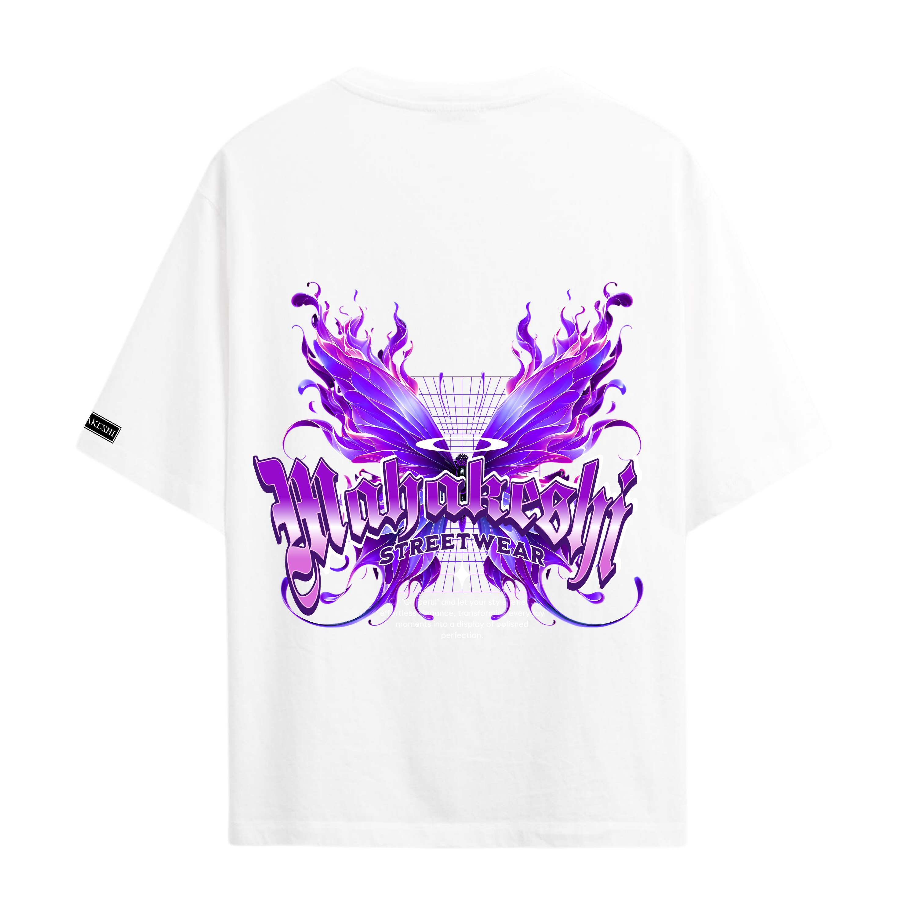 Oversized Buttlefly Purple