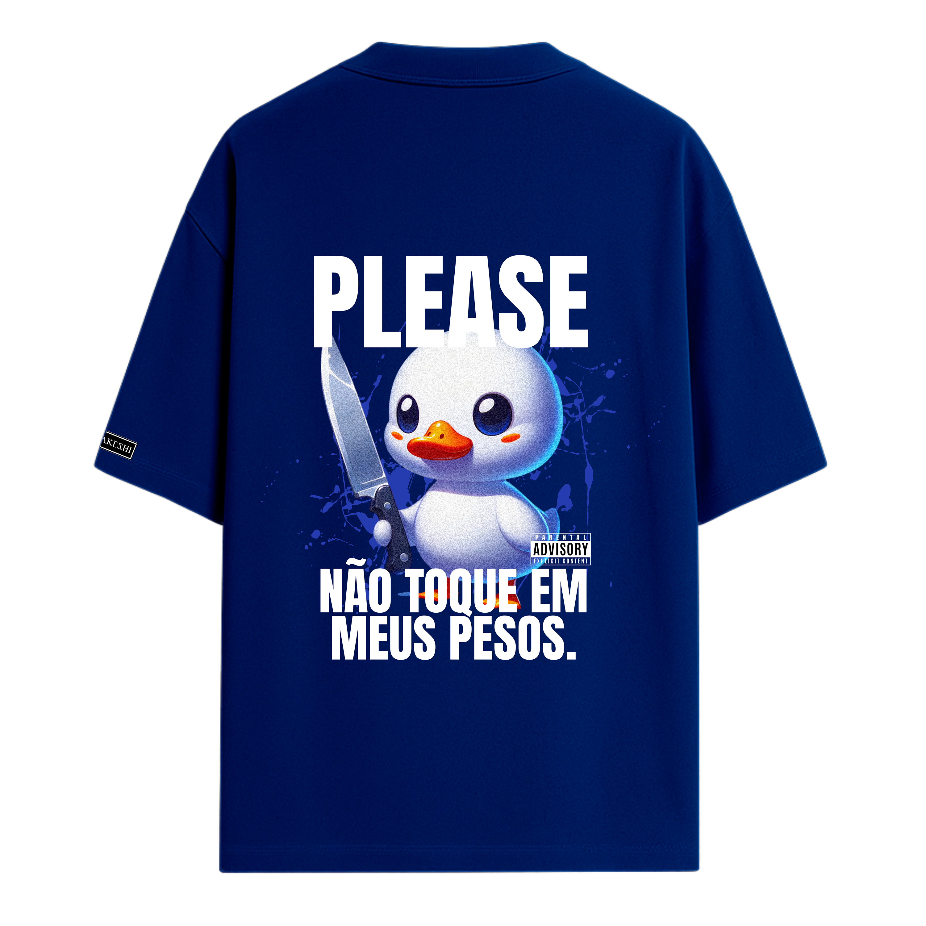 Oversized Não Toque em Meus Pesos