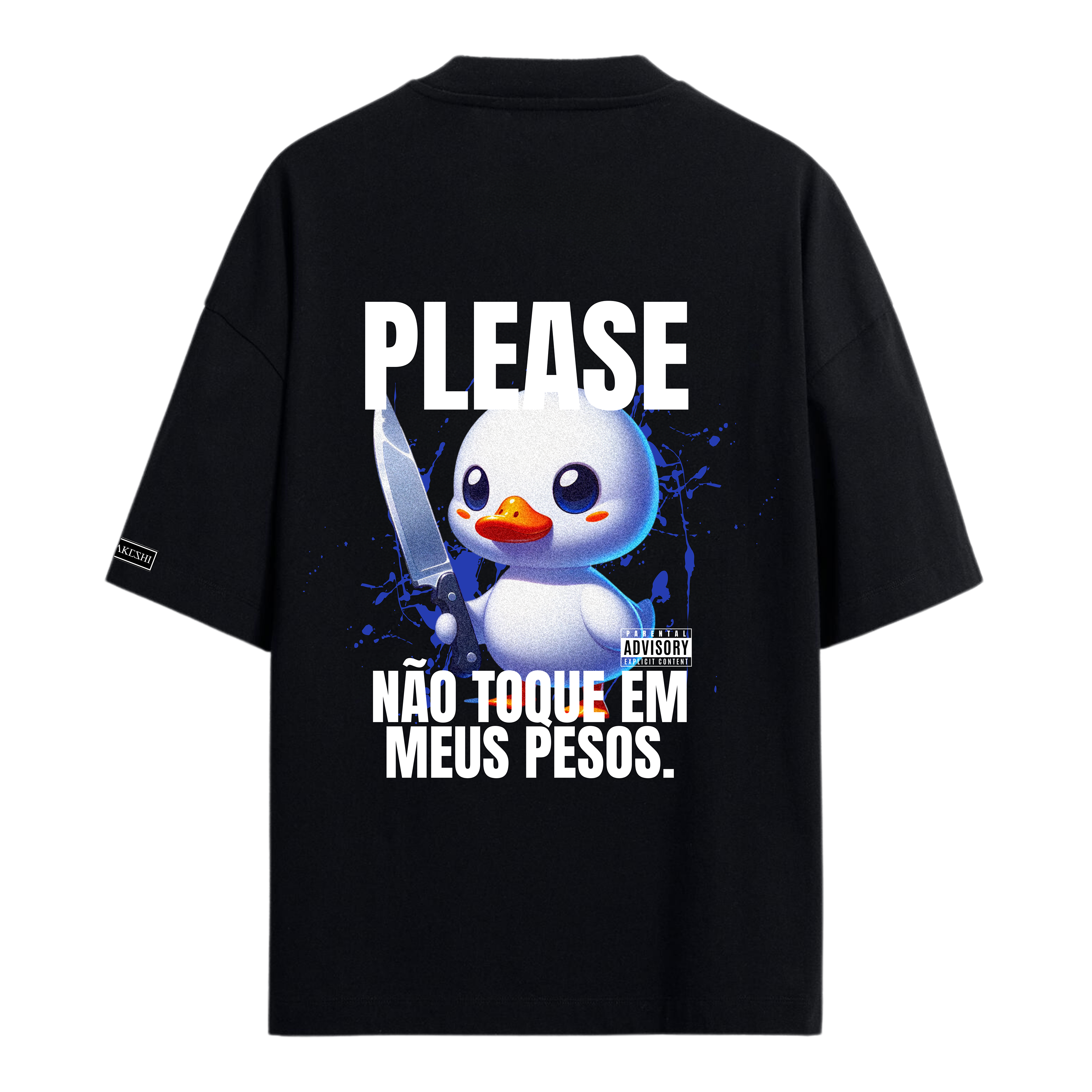 Oversized Não Toque em Meus Pesos