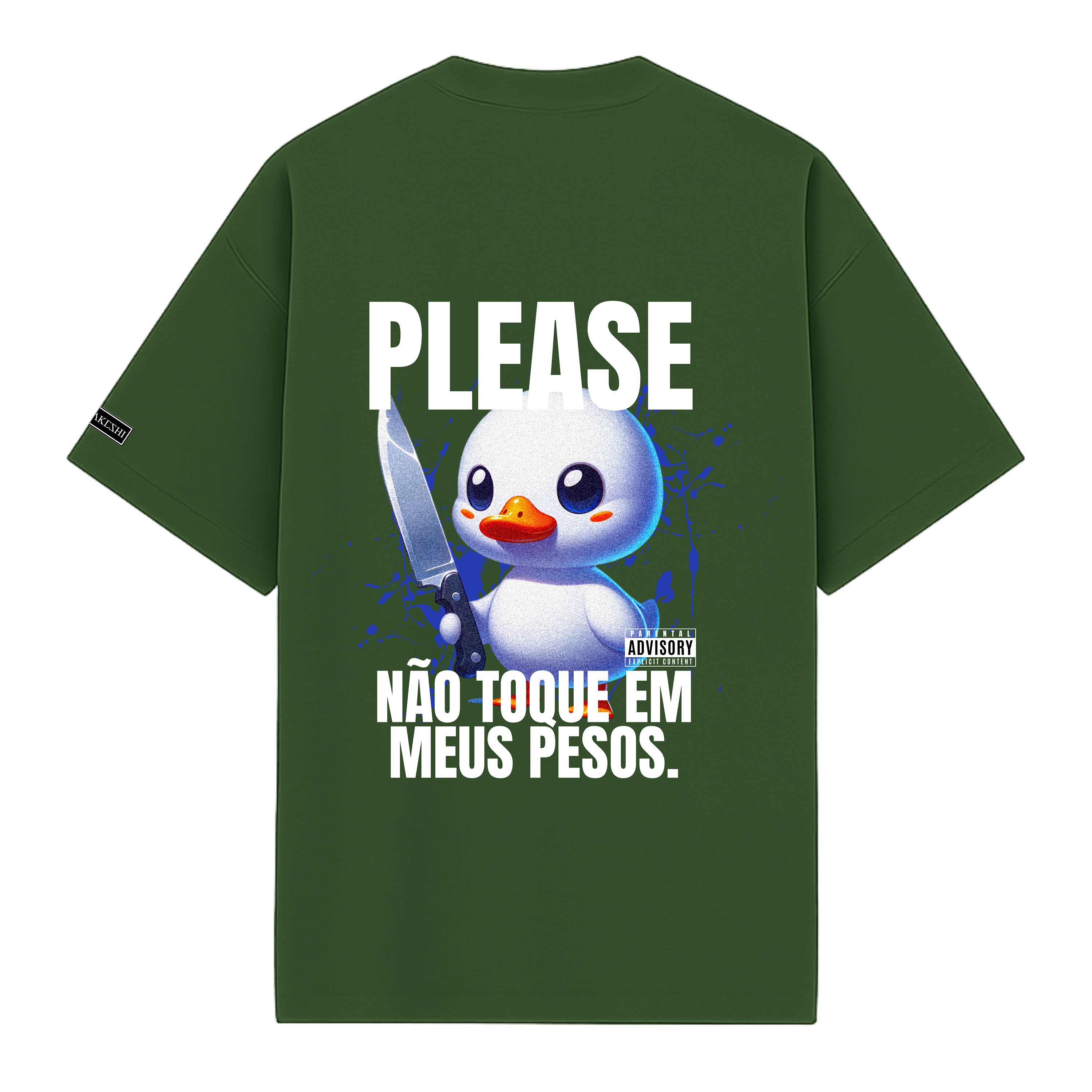 Oversized Não Toque em Meus Pesos