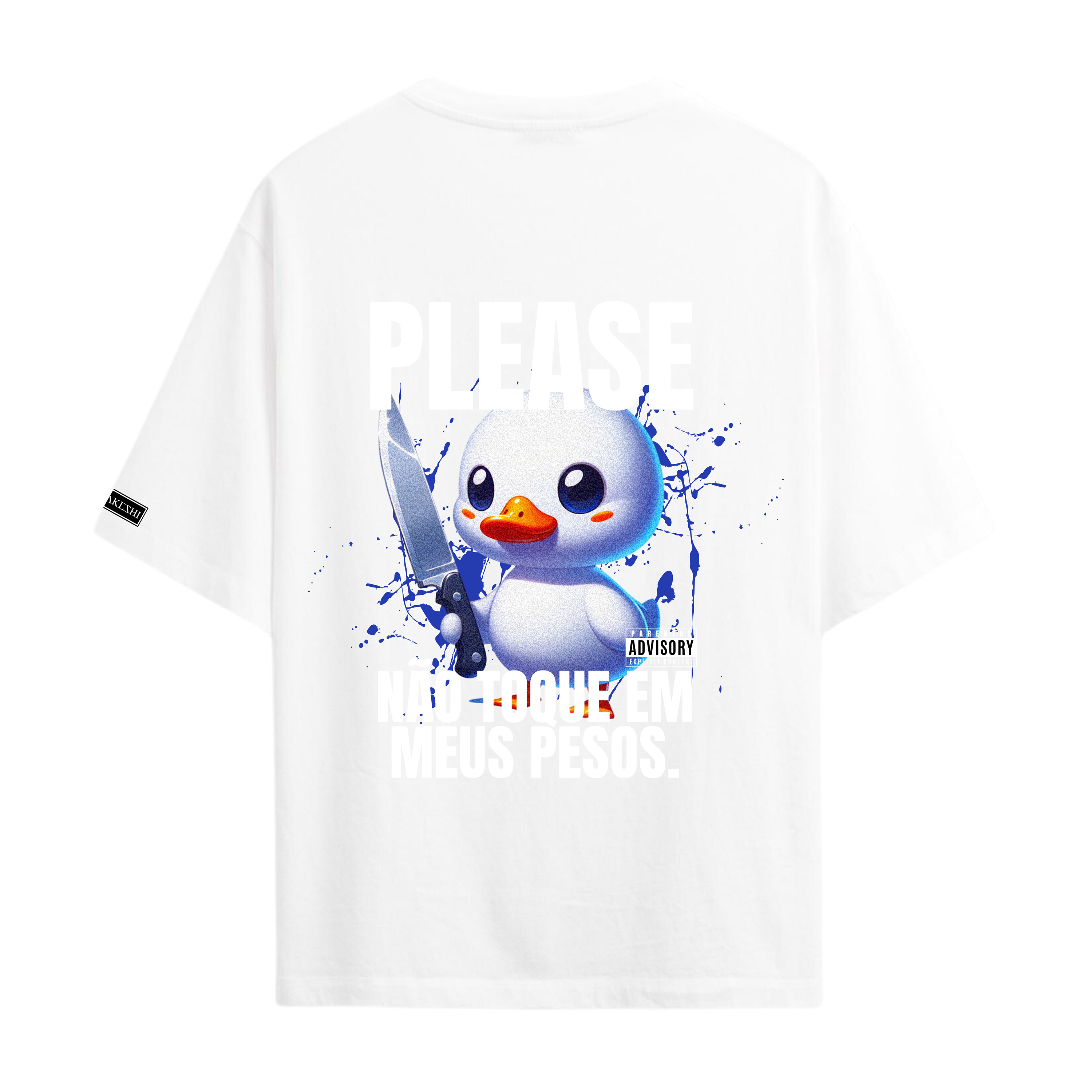 Oversized Não Toque em Meus Pesos