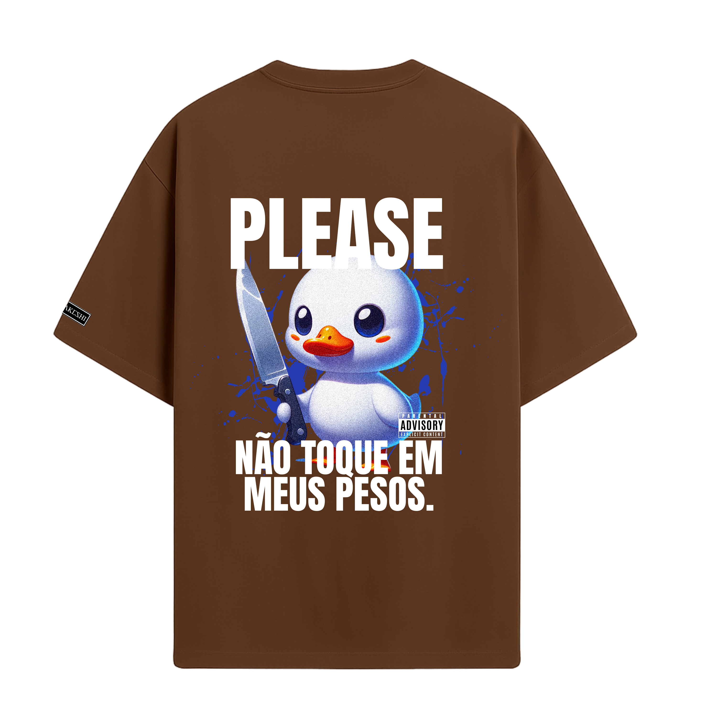 Oversized Não Toque em Meus Pesos