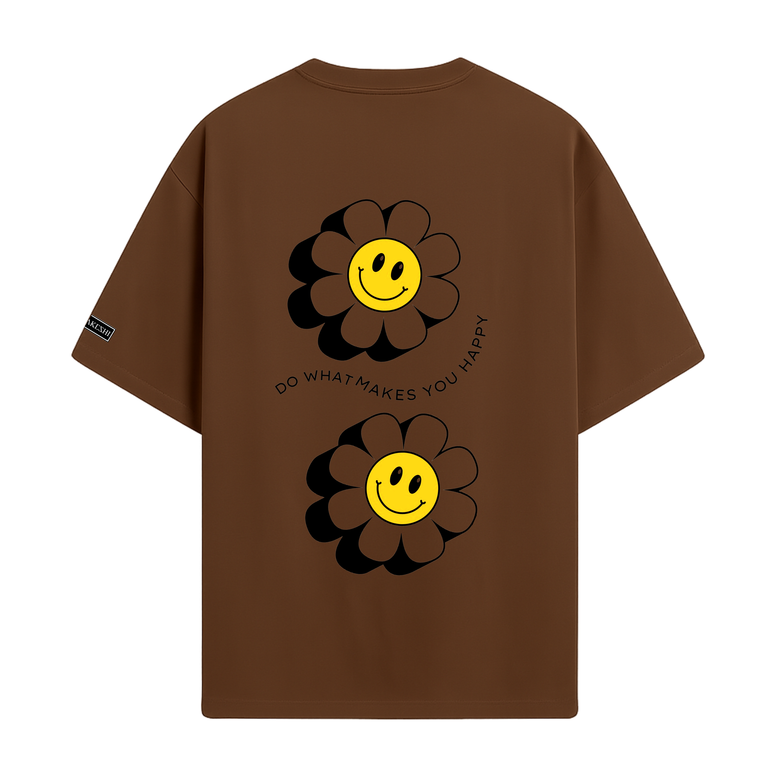 Oversized Flowers Happy
