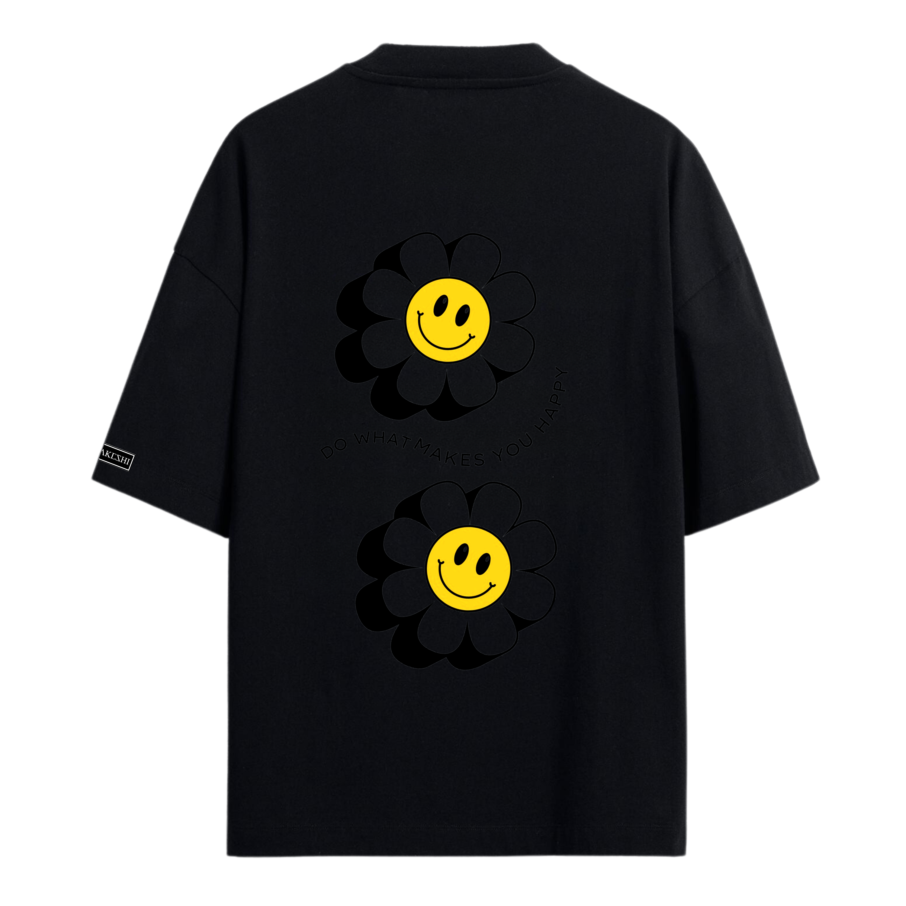 Oversized Flowers Happy