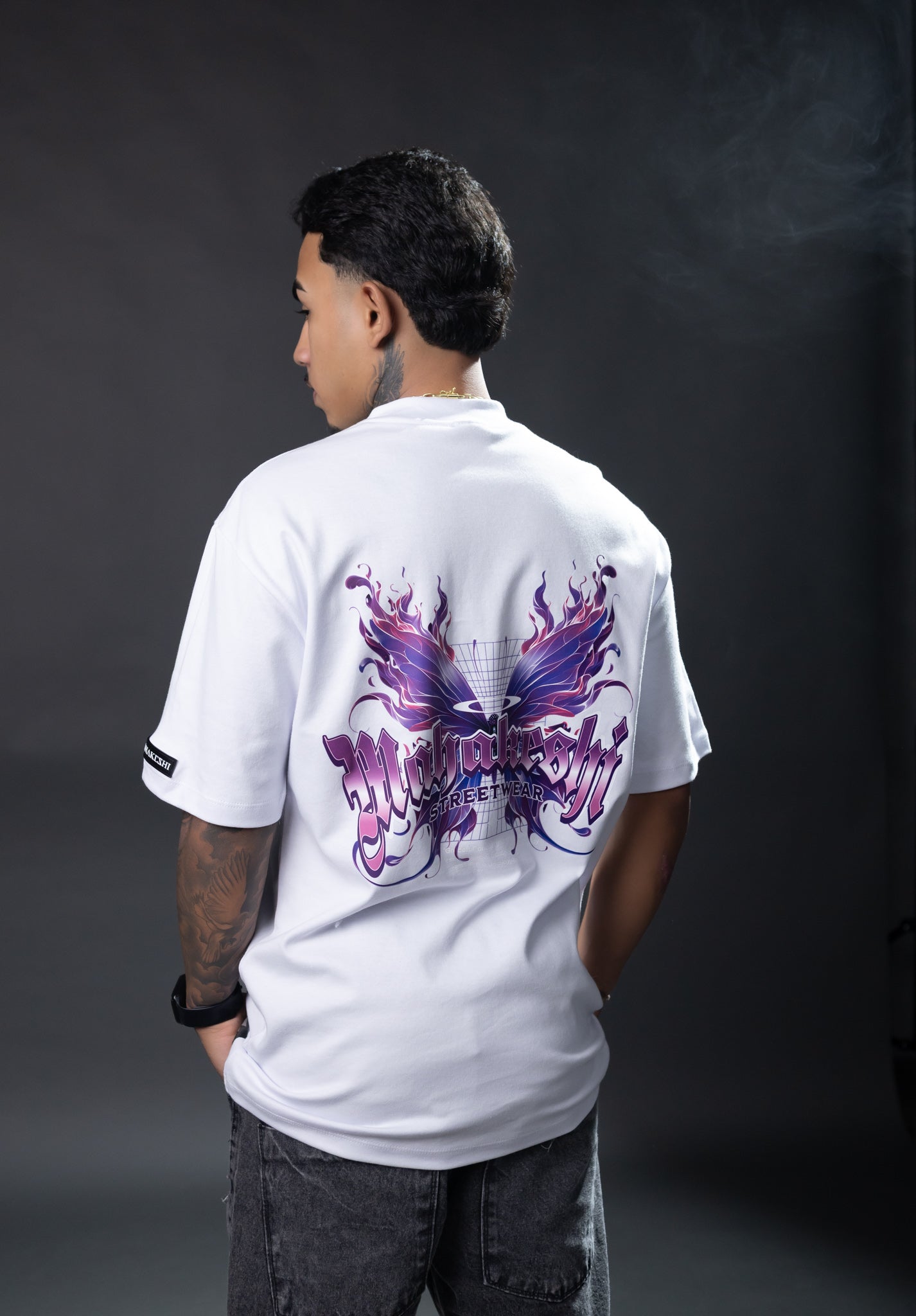 Oversized Buttlefly Purple