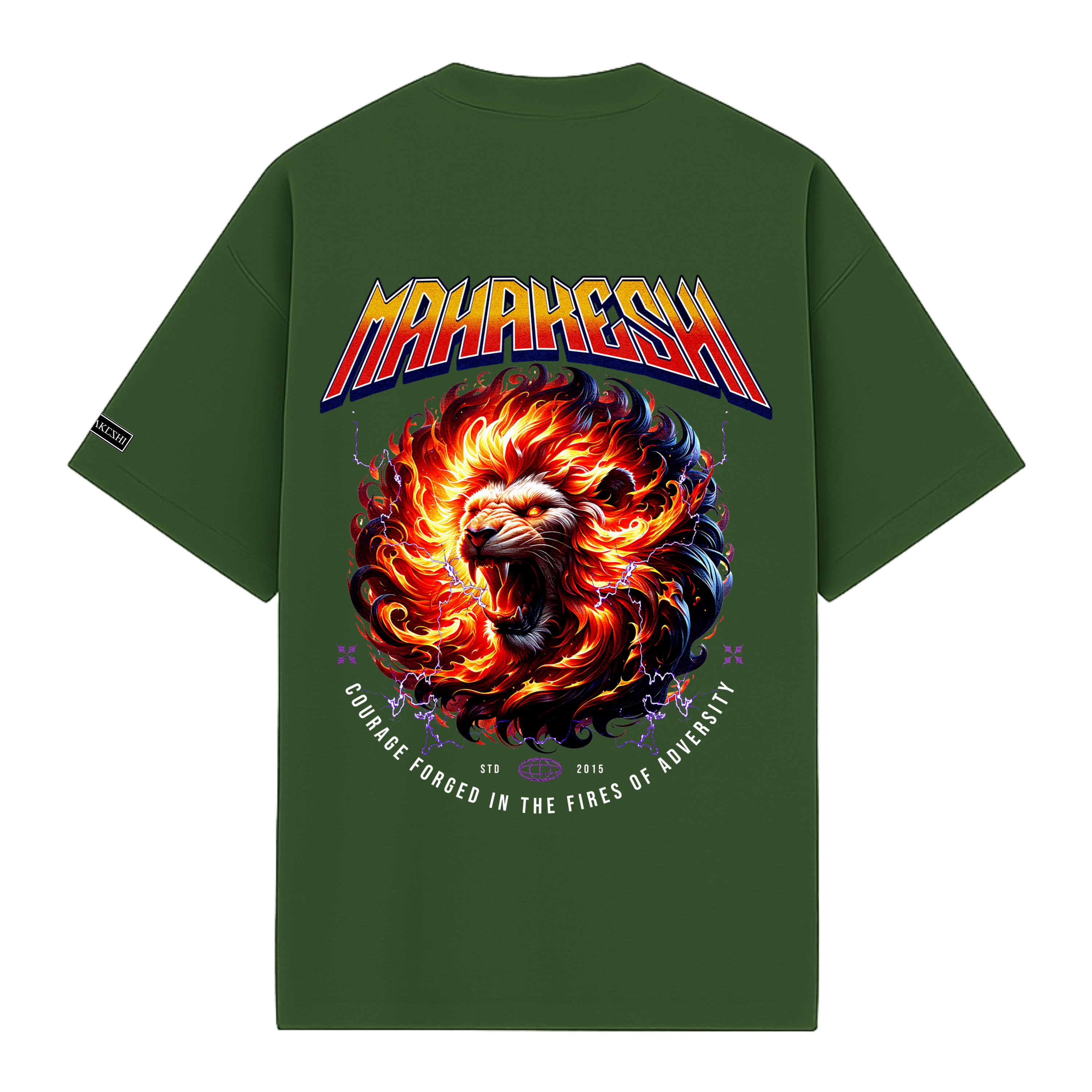 Oversized Lion Fire Space