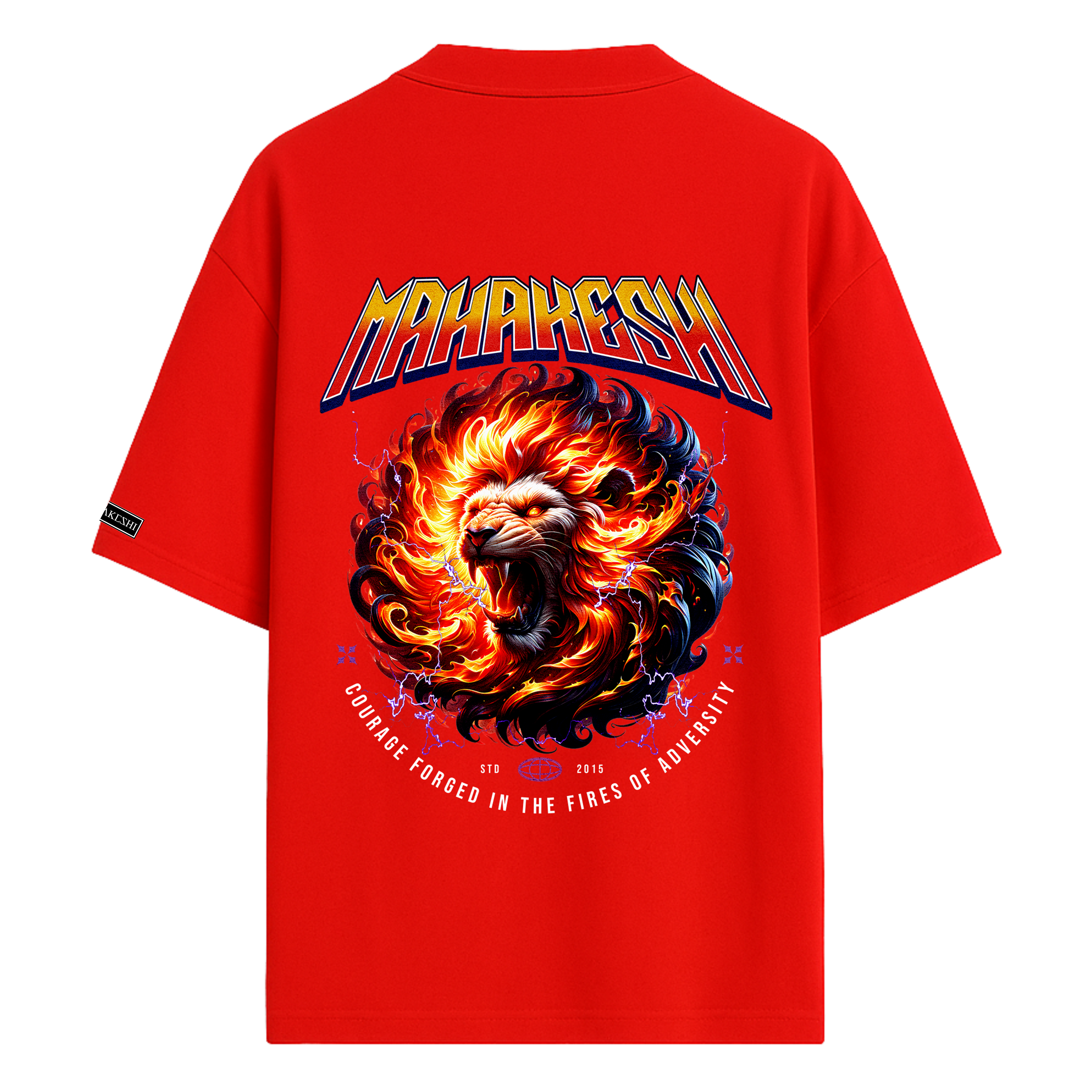 Oversized Lion Fire Space