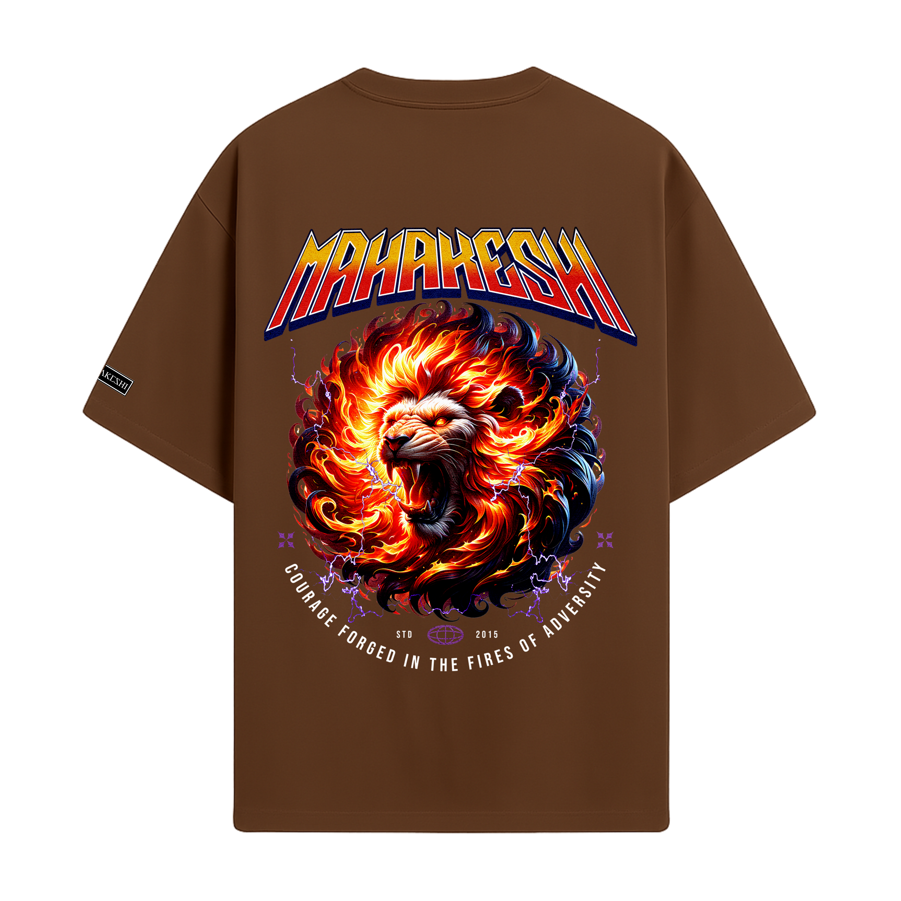 Oversized Lion Fire Space