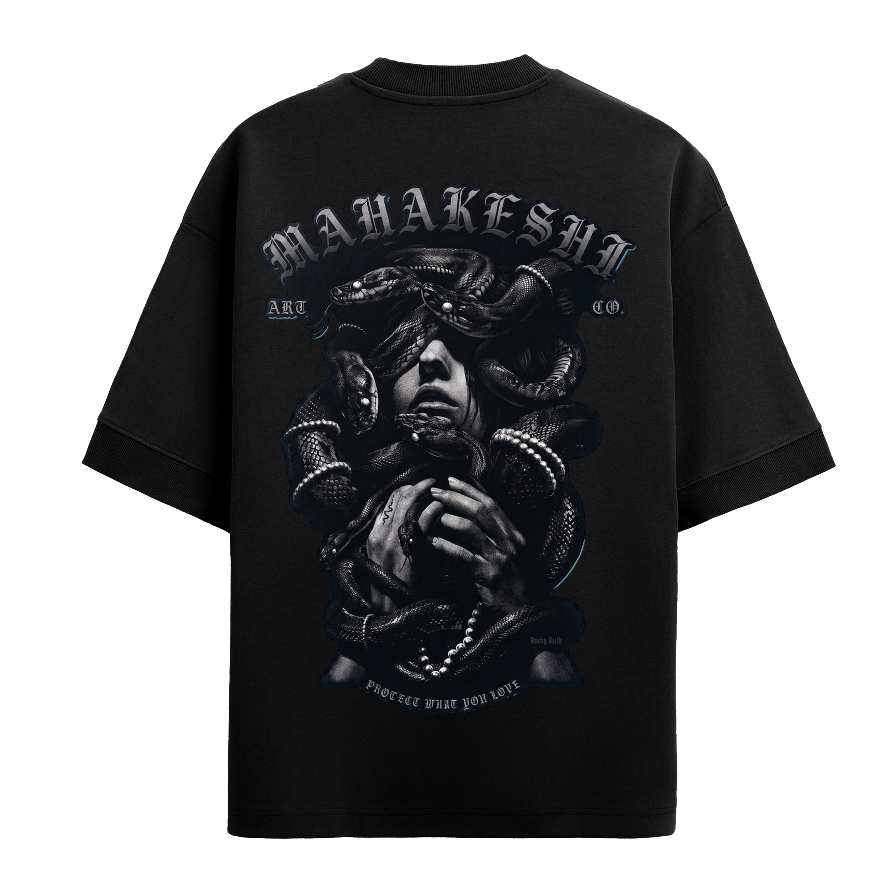 Oversized Medusa Noir