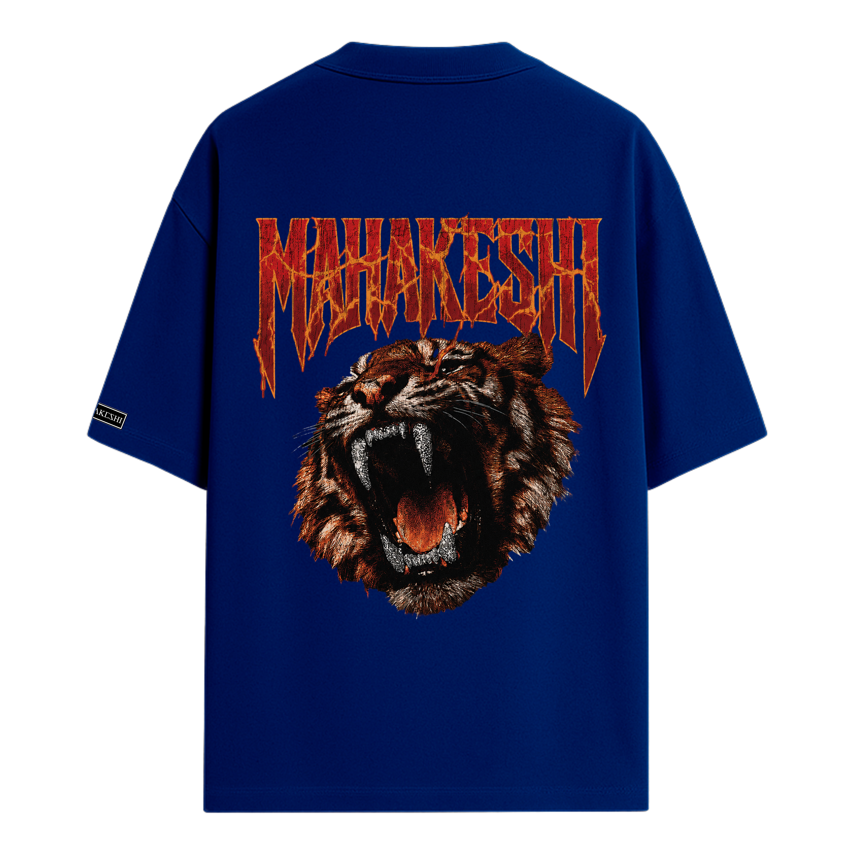 Oversized Tiger On Fire