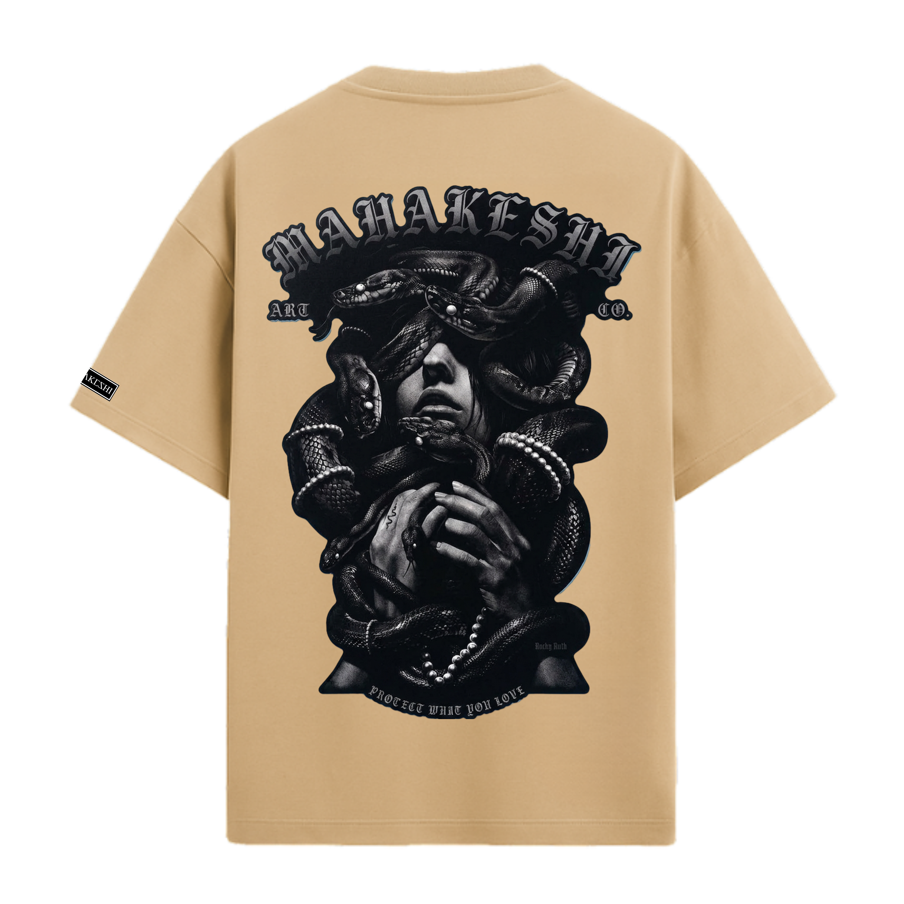 Oversized Medusa Noir