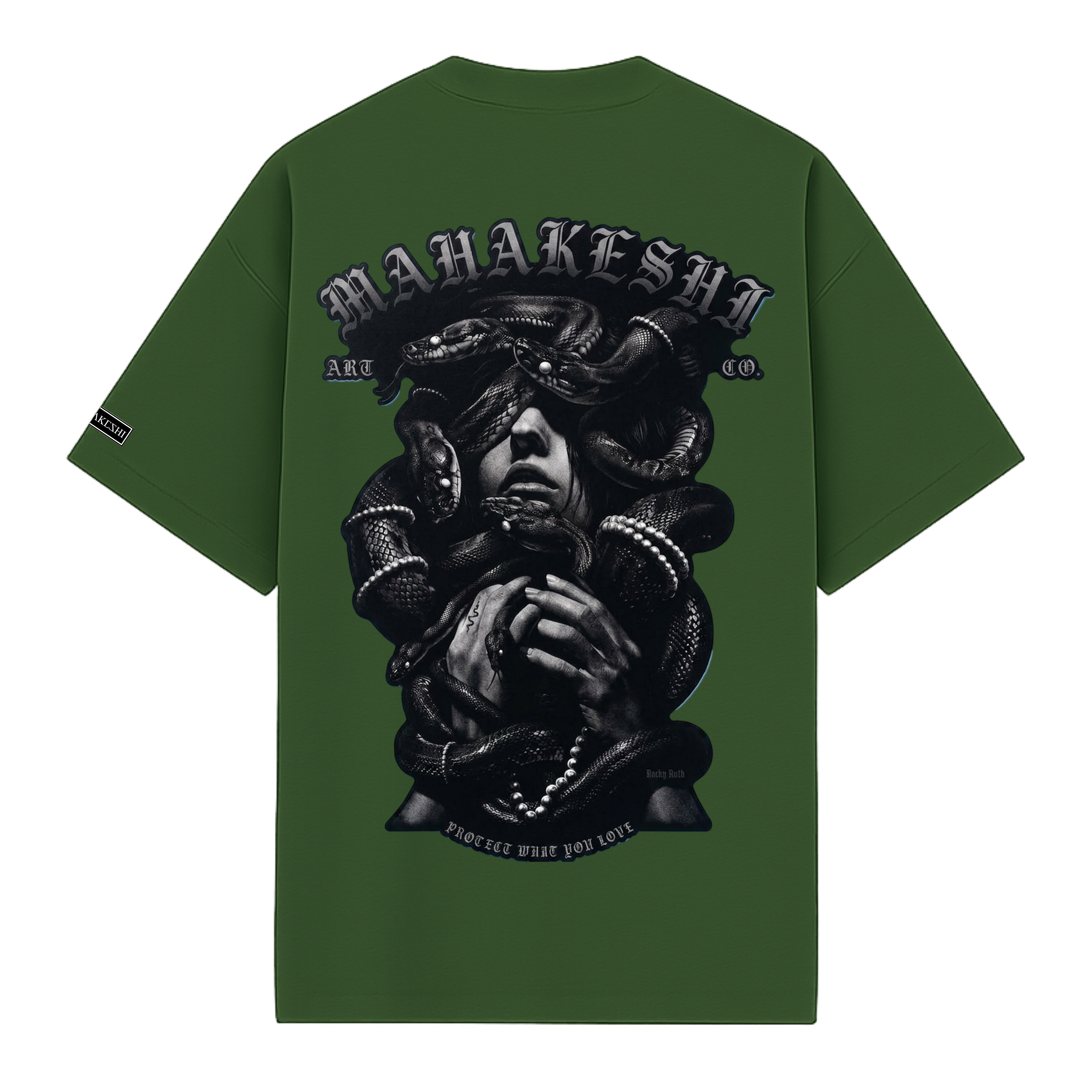 Oversized Medusa Noir