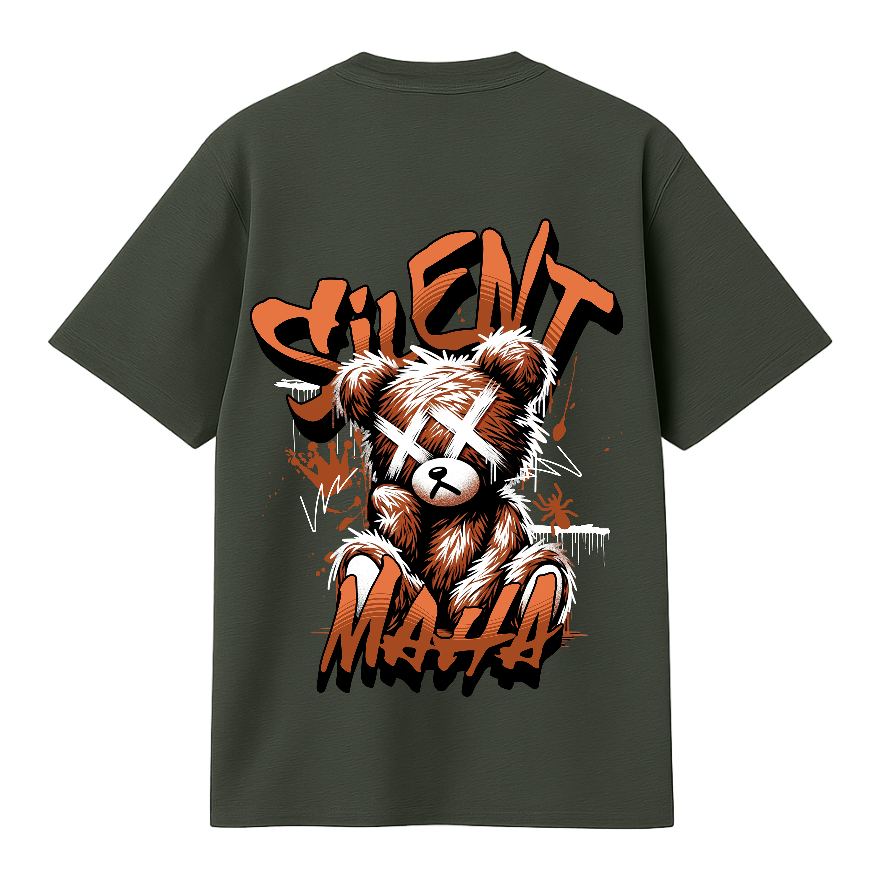 Camisa Long Line Bear Silent