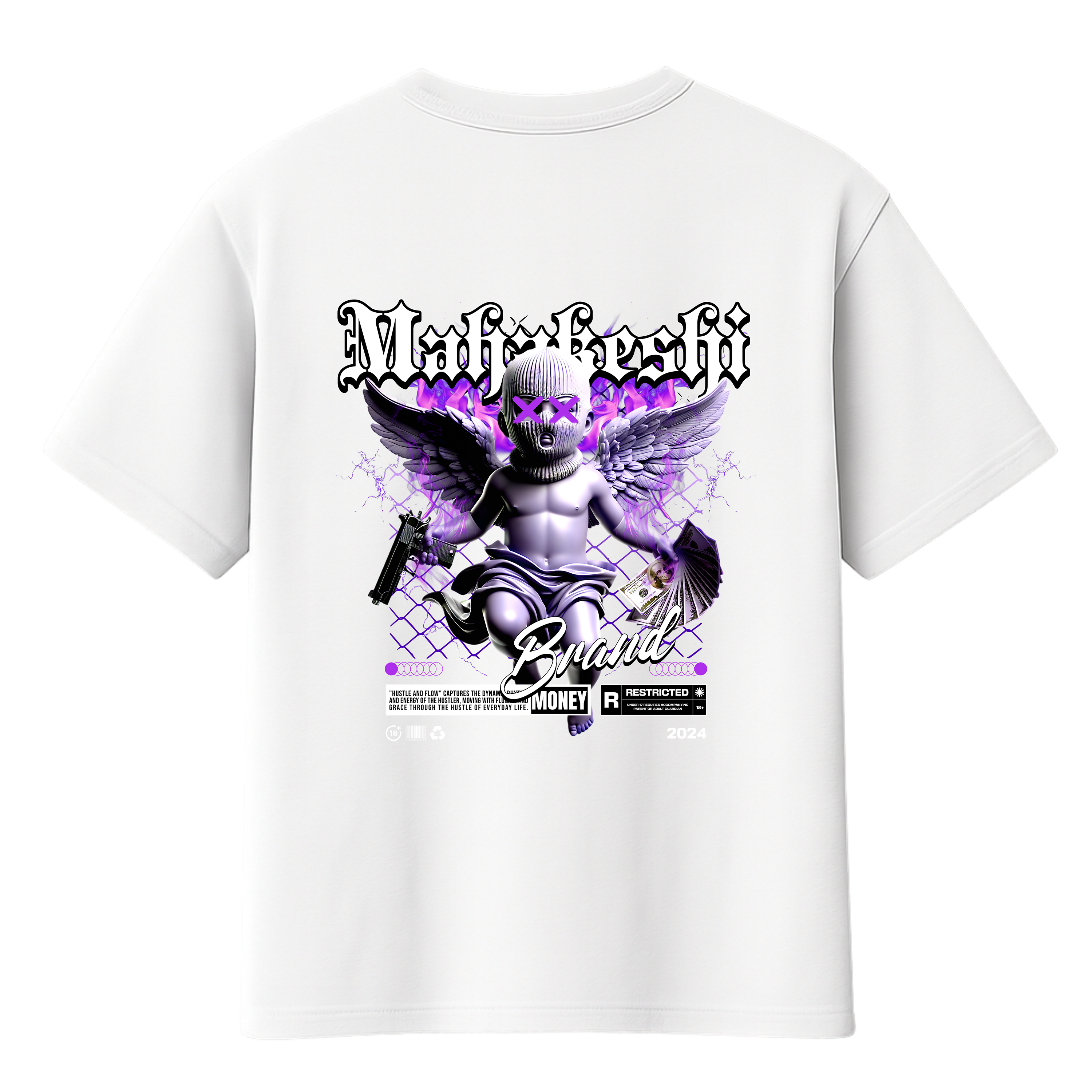 Camisa Long Line Angel