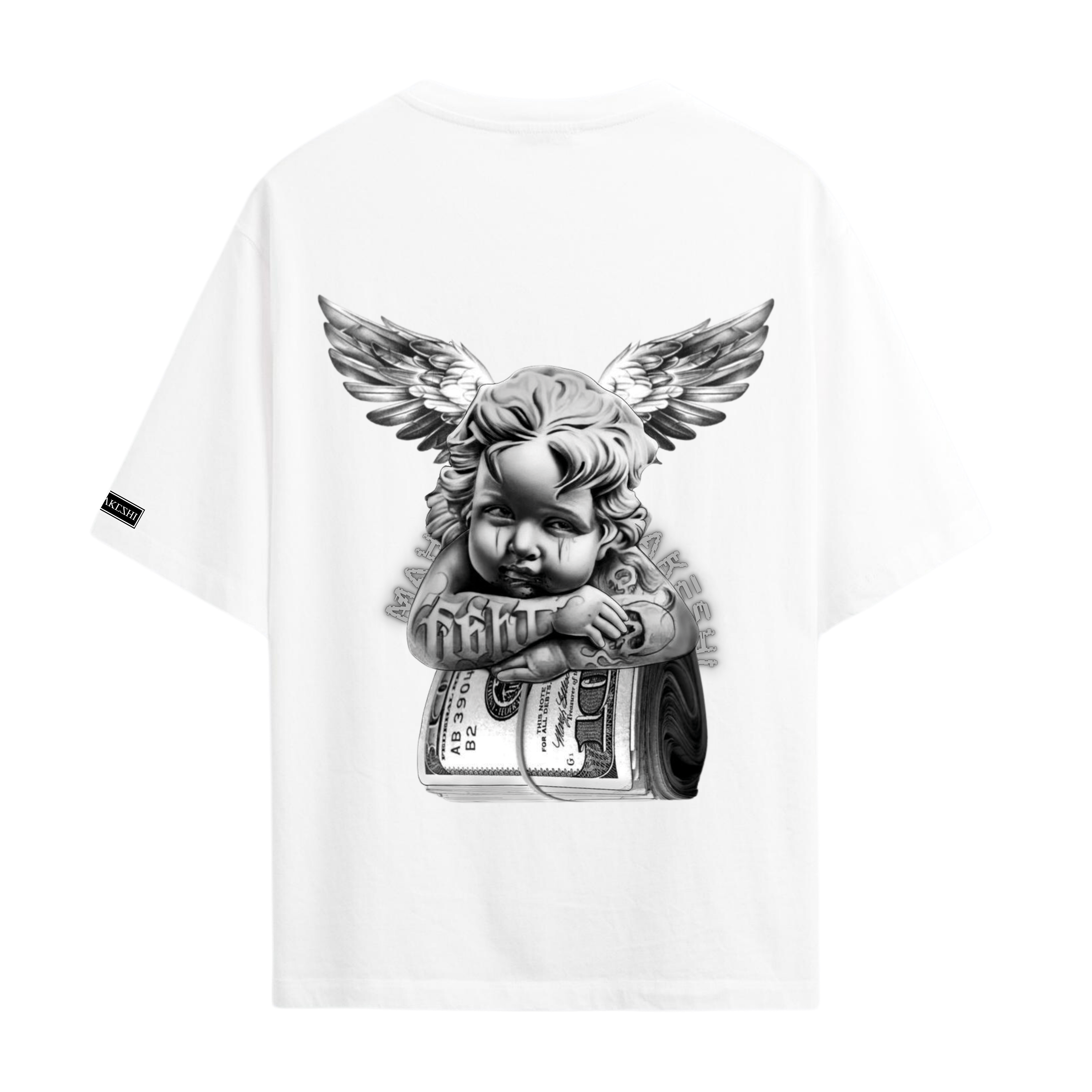 Oversized Angel Tatto