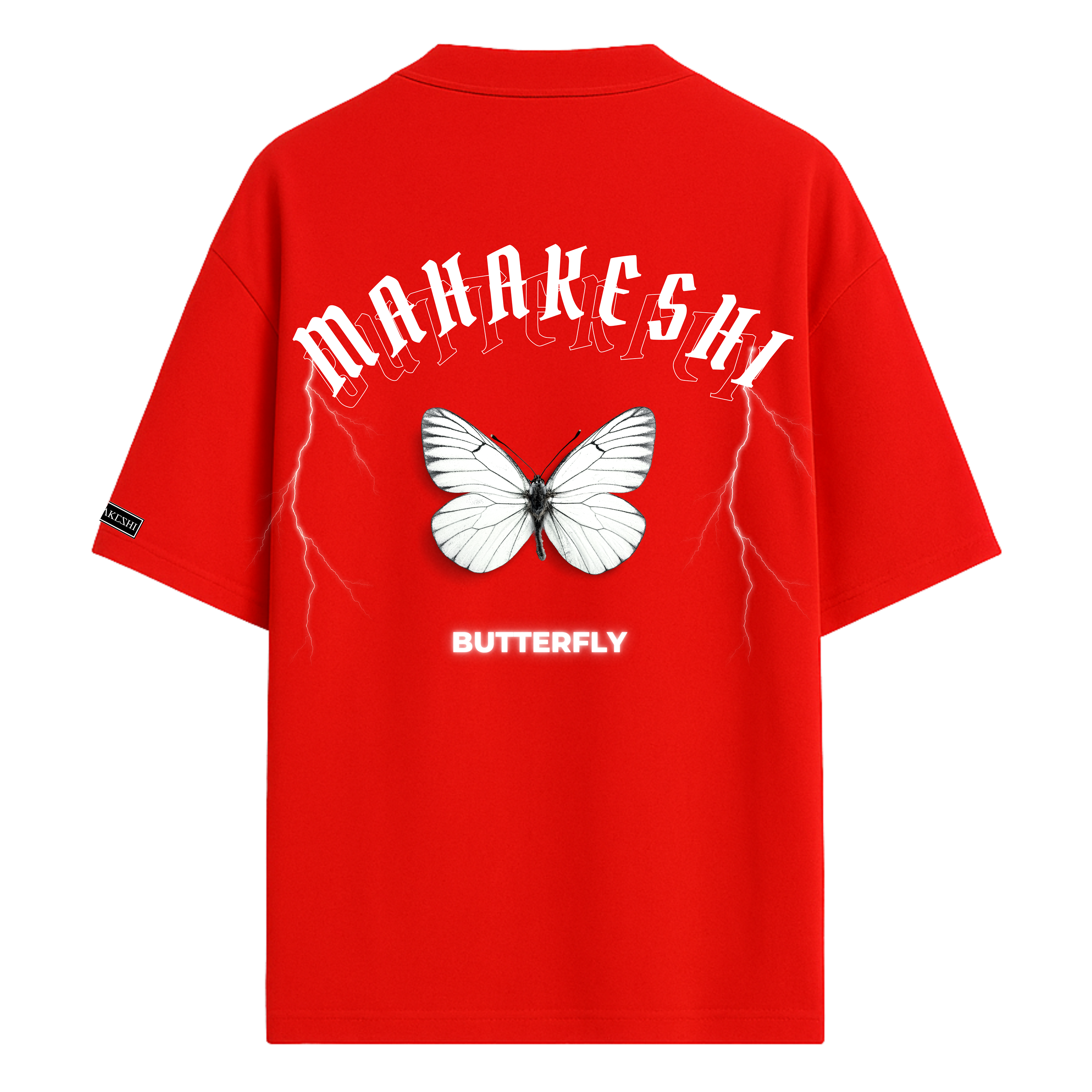Oversized Buttlefly White