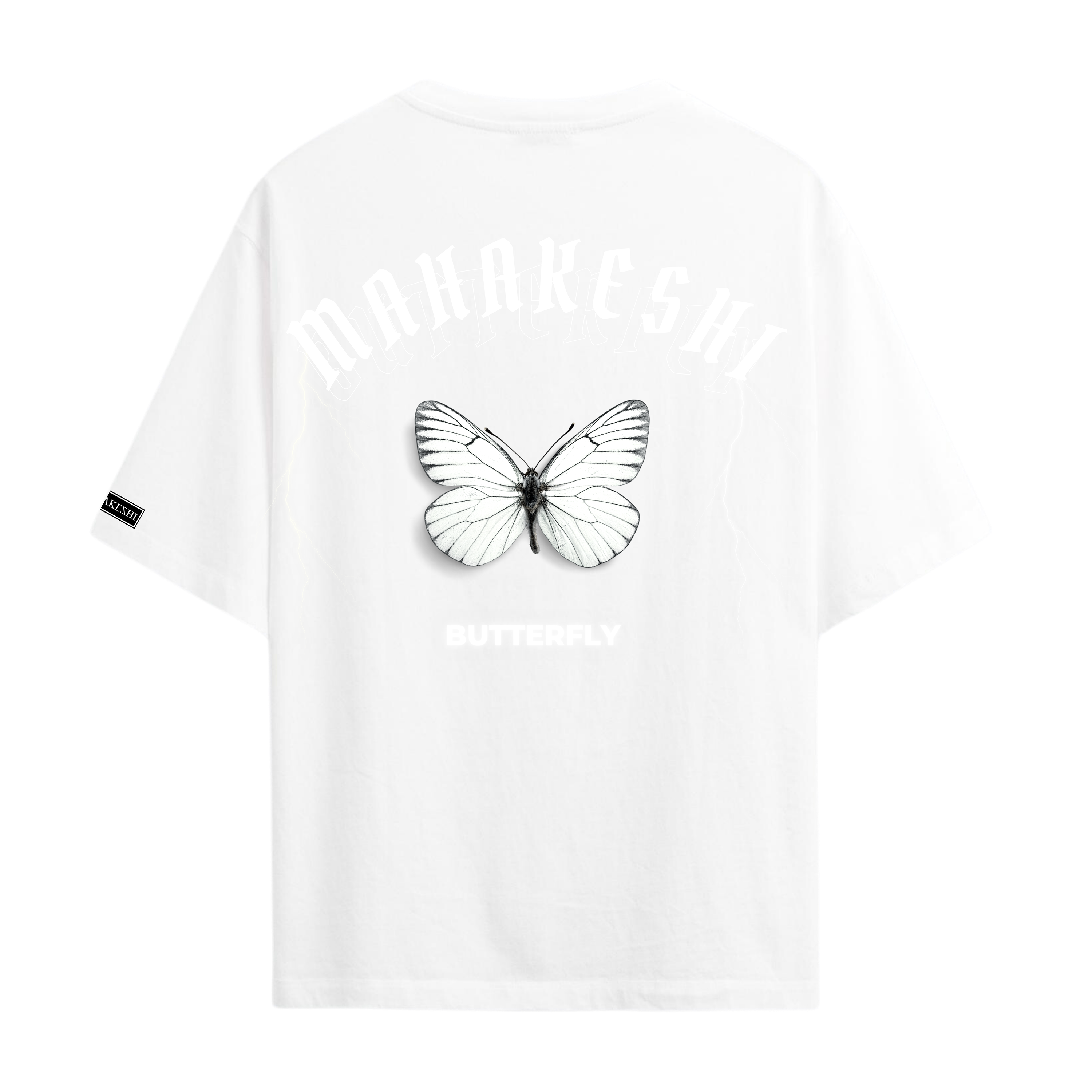 Oversized Buttlefly White