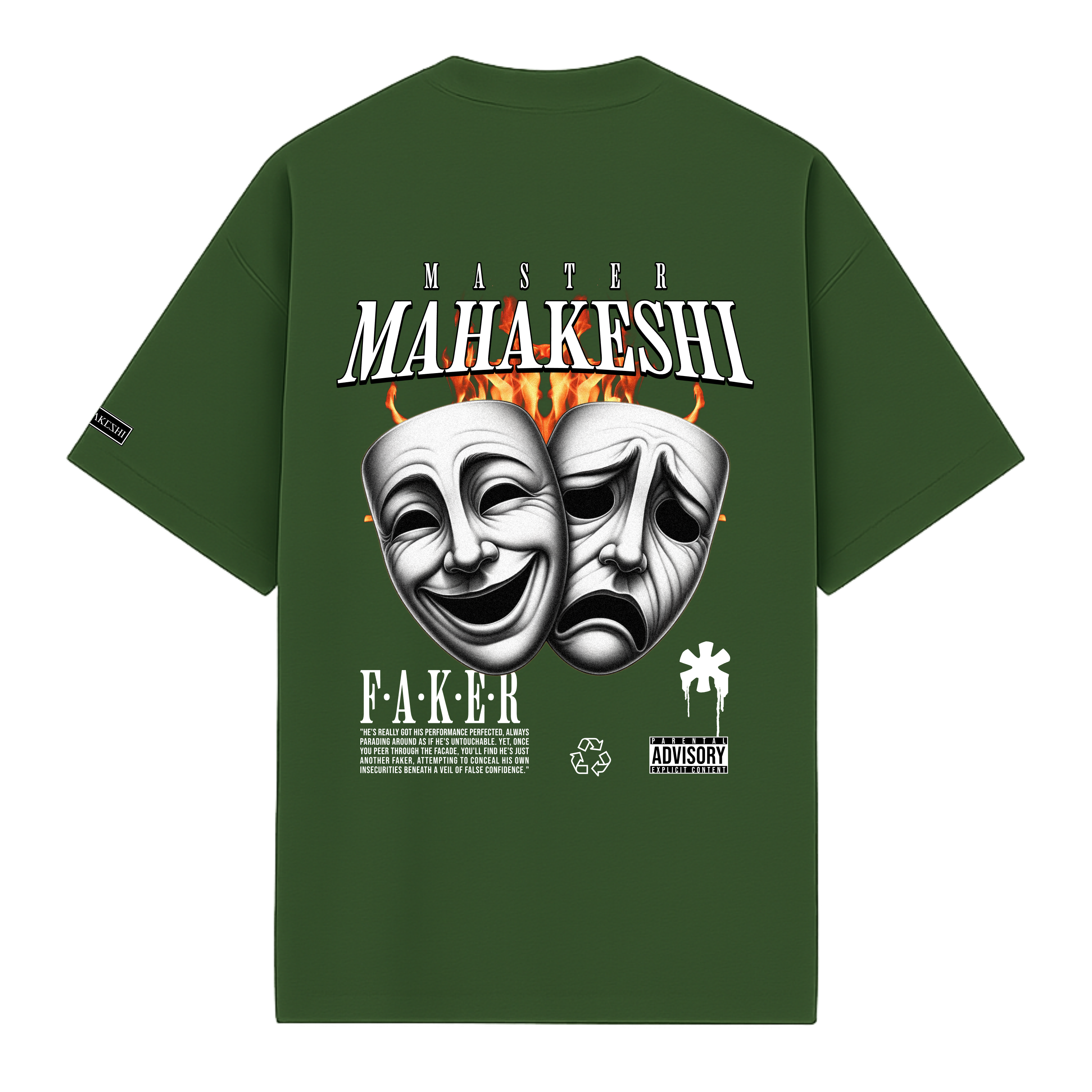Oversized Poker Face