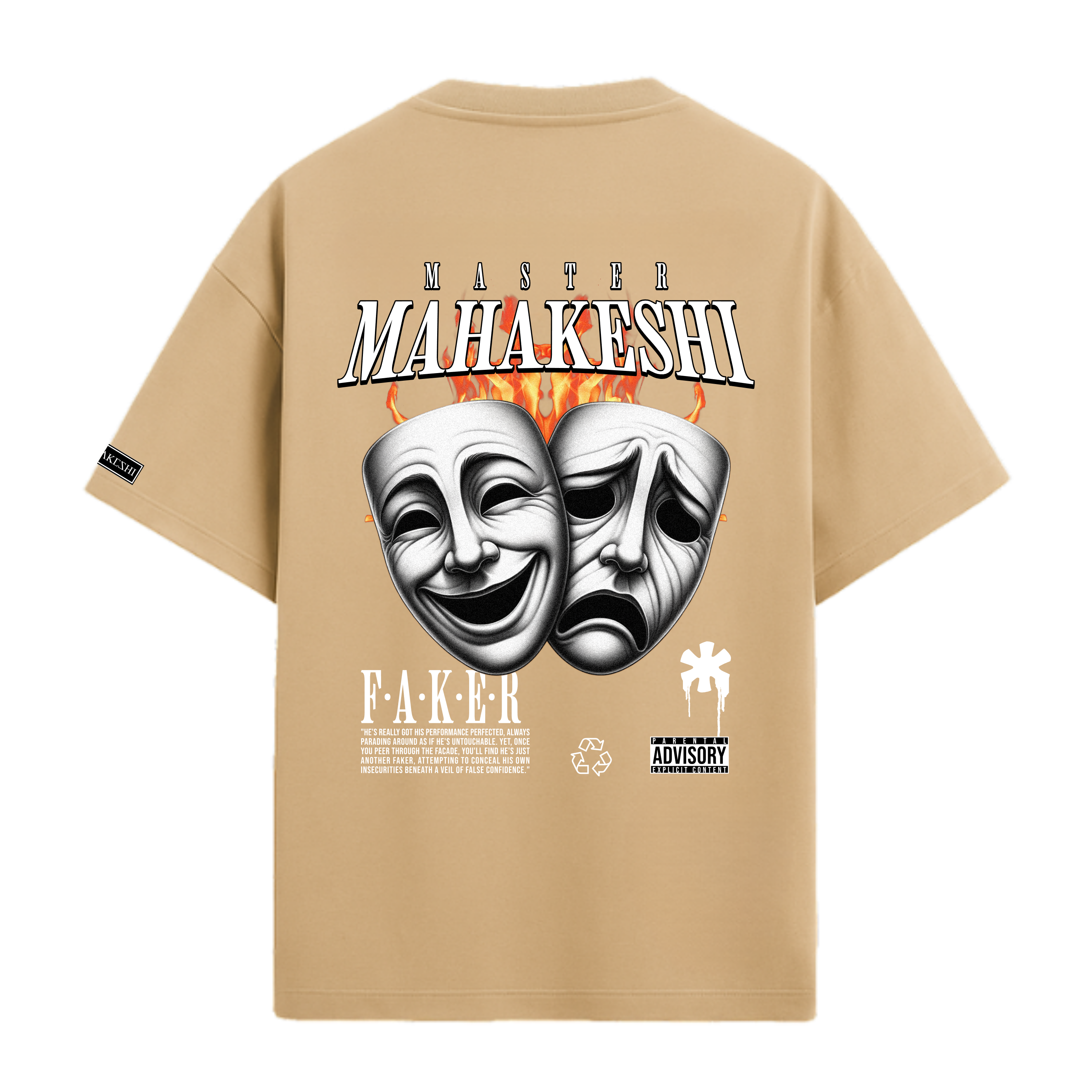 Oversized Poker Face