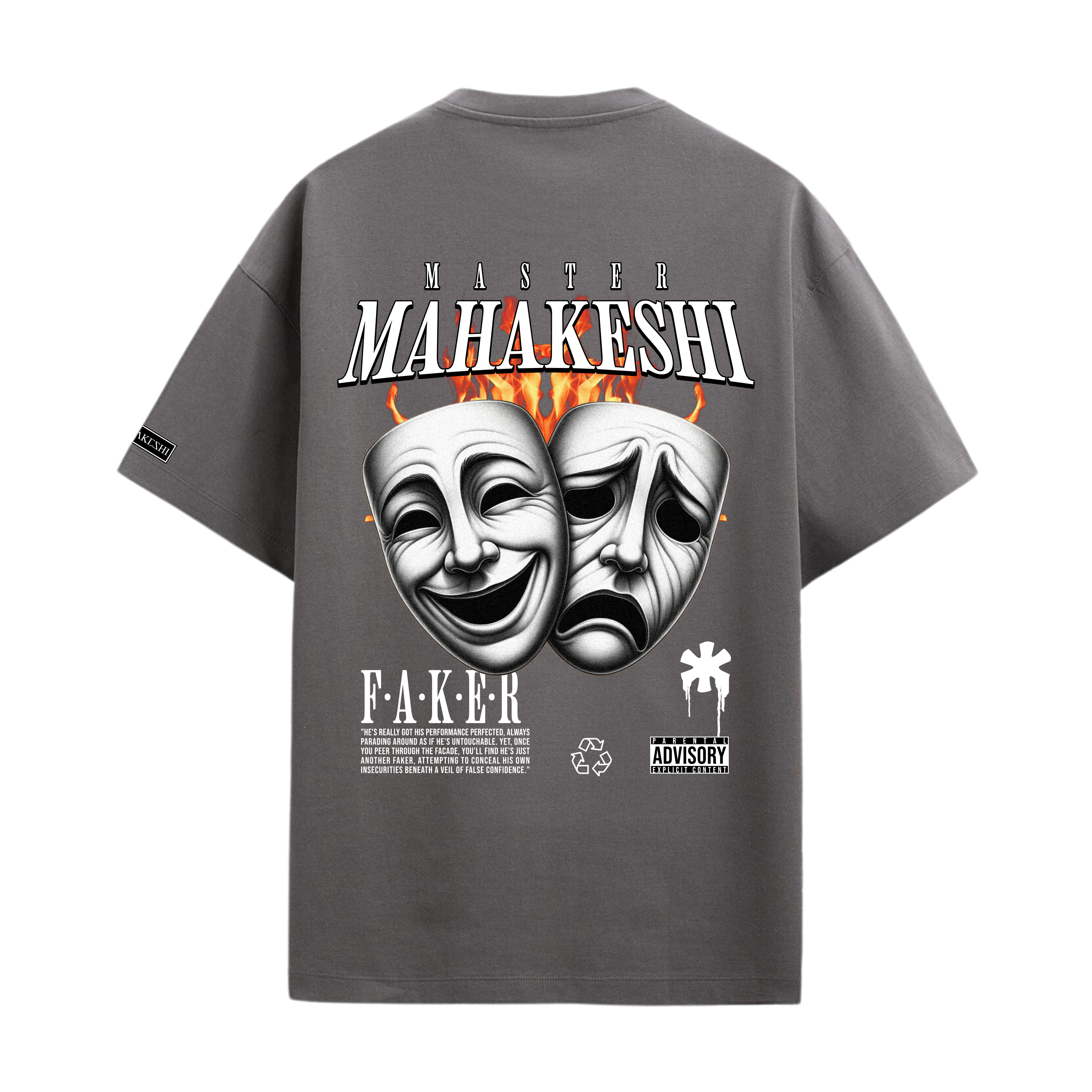 Oversized Poker Face