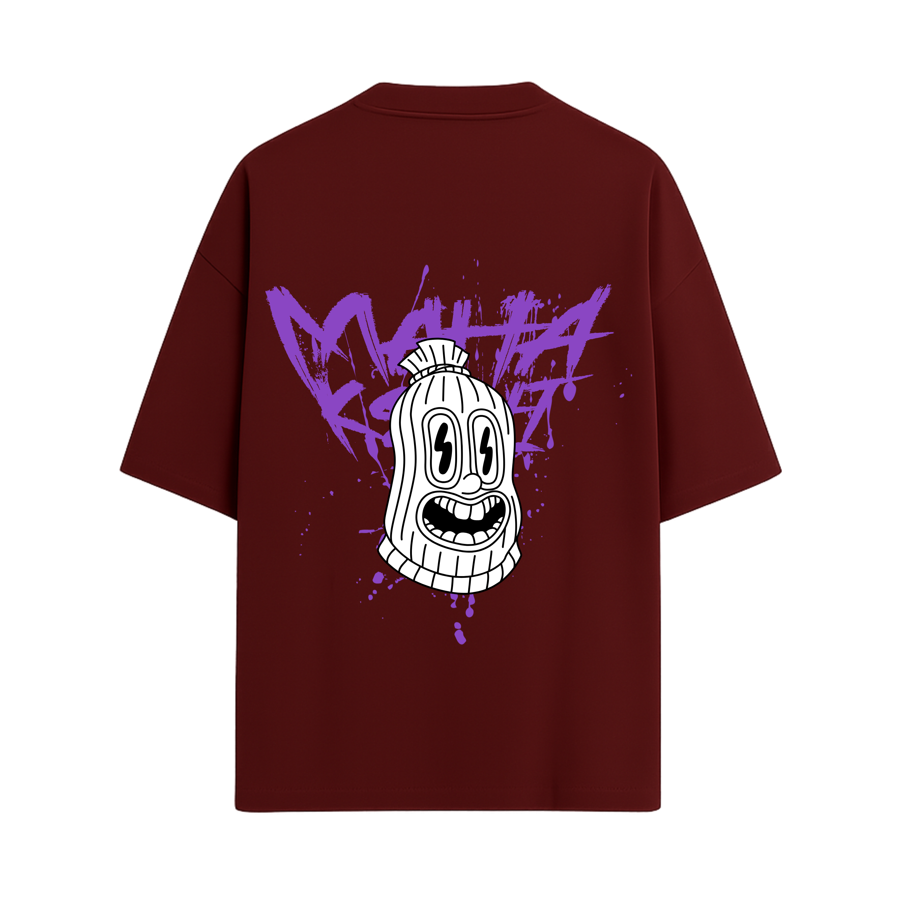 Oversized Smile bandit Cartoon