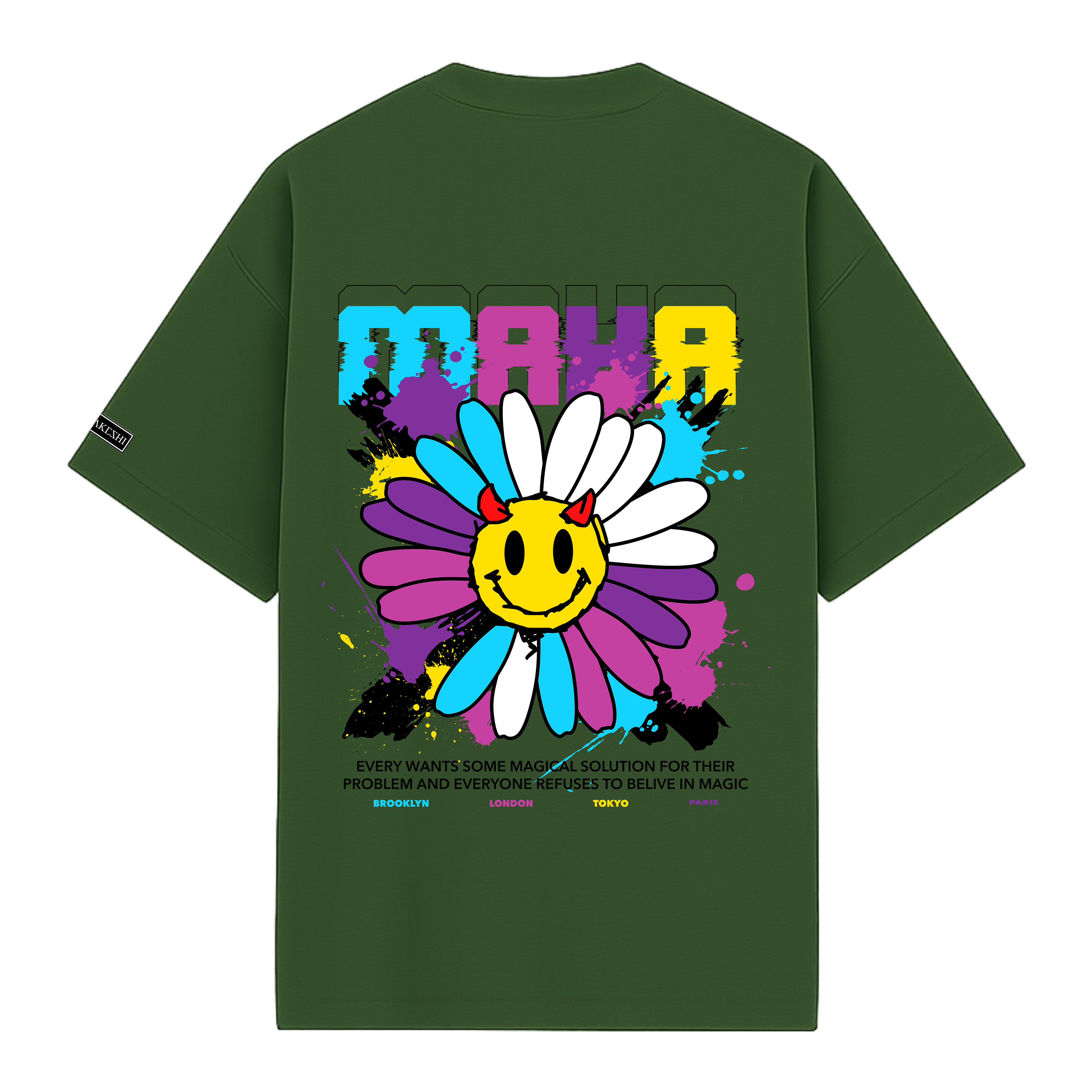 Oversized Smile Flowers