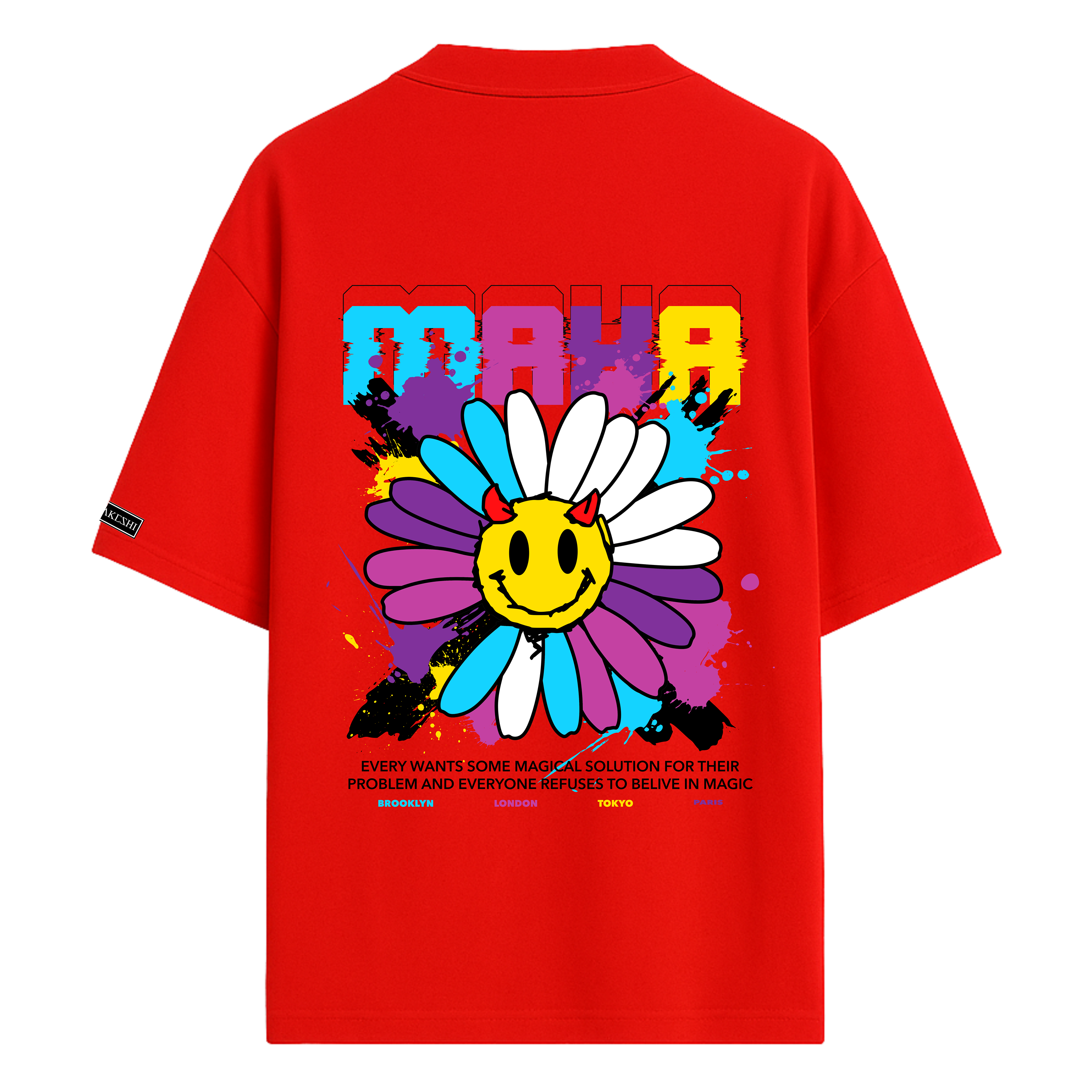 Oversized Smile Flowers